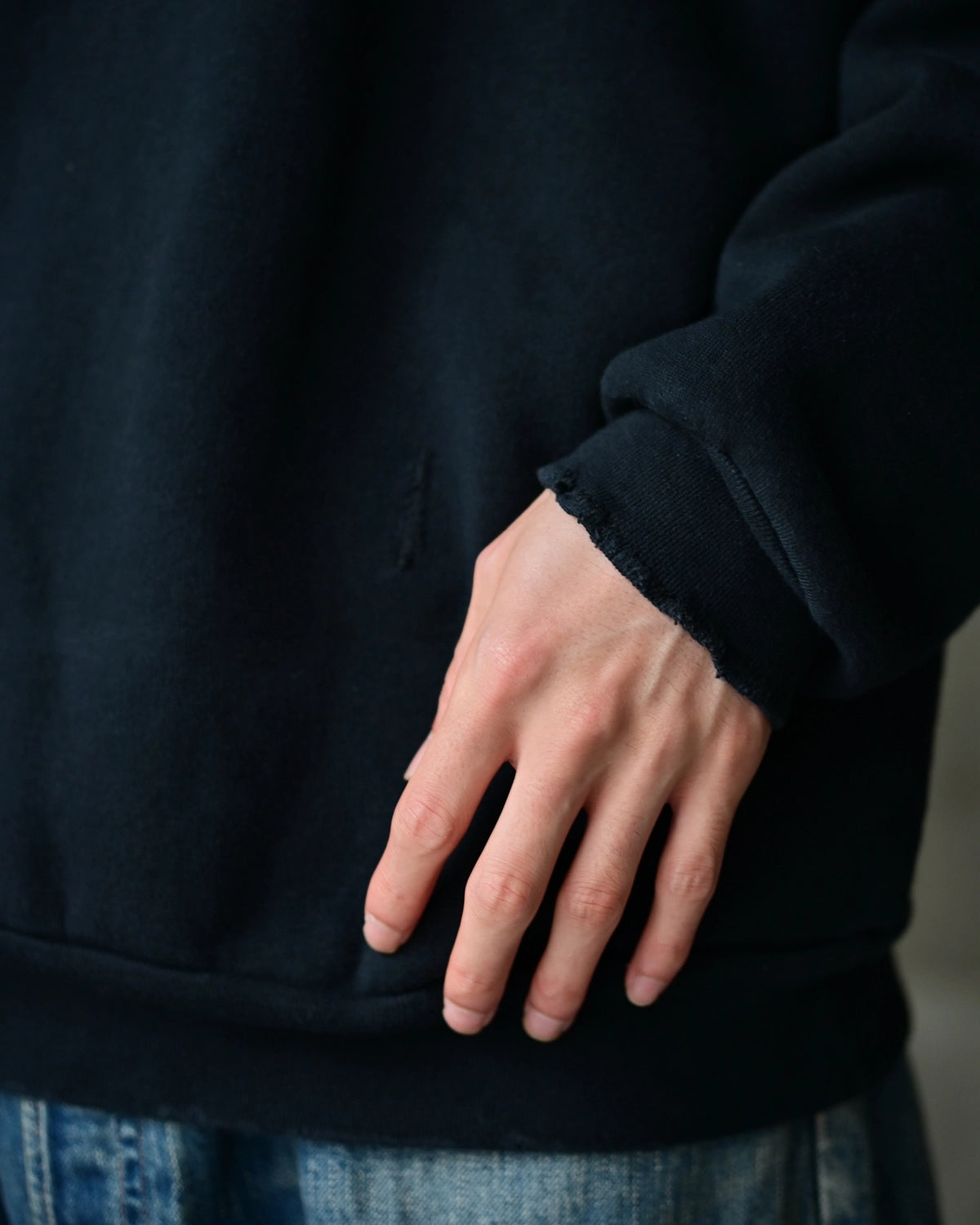 A.PRESSE / Vintage Double V Sweatshirt (26AAP-05-16)