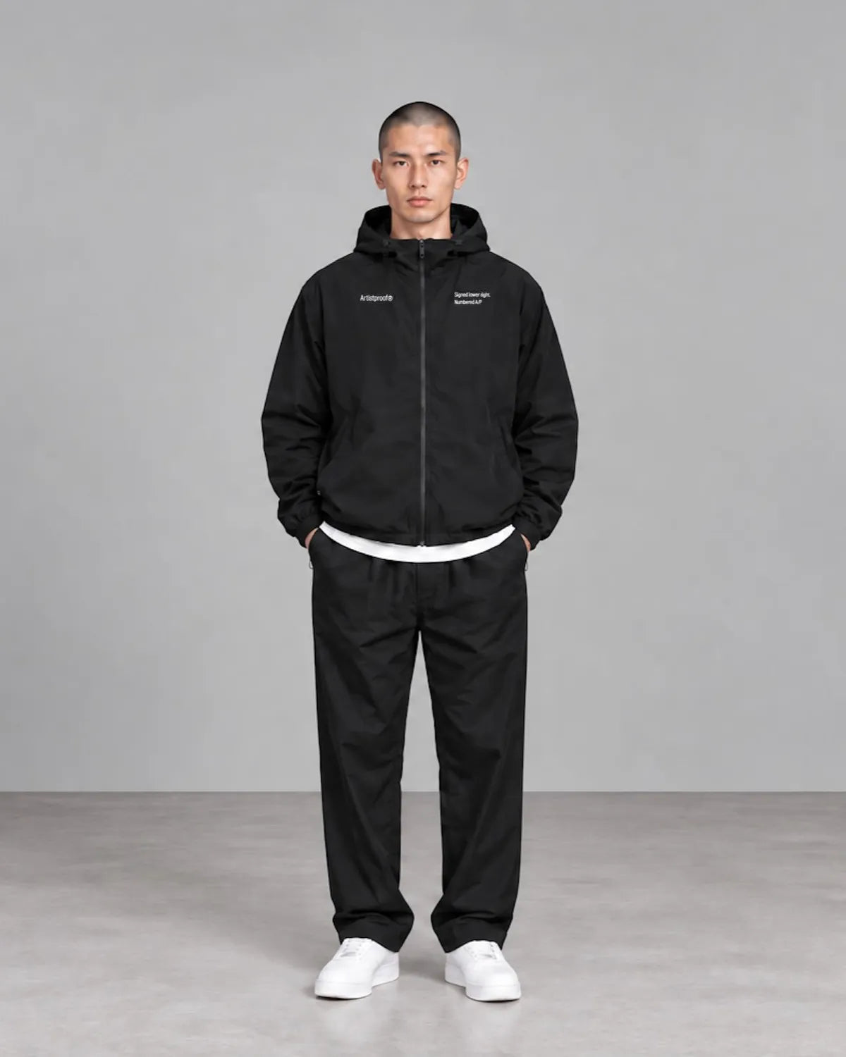 ARTIST PROOF / CORDURA Nylon Hooded Jacket w/Drawcord  (ATPF-043JK)