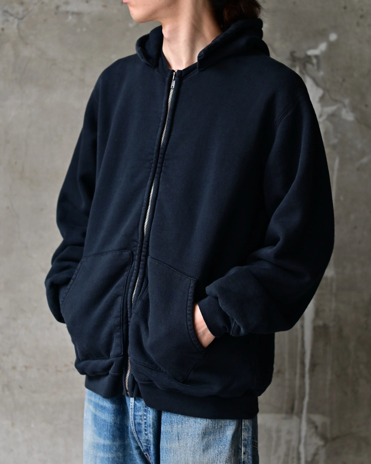A.PRESSE / Vintage Attached Hood Zip Parka (26AAP-05-15)