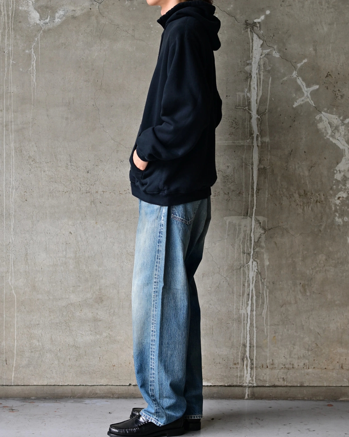 A.PRESSE / Vintage Attached Hood Zip Parka (26AAP-05-15)