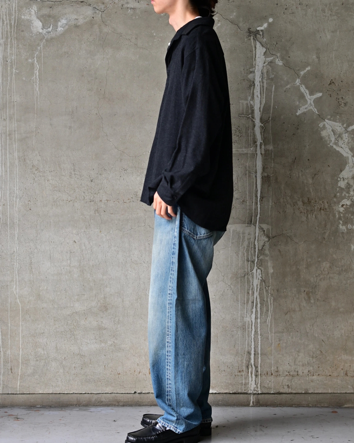 A.PRESSE / Wool Skipper Shirt (26AAP-02-17)