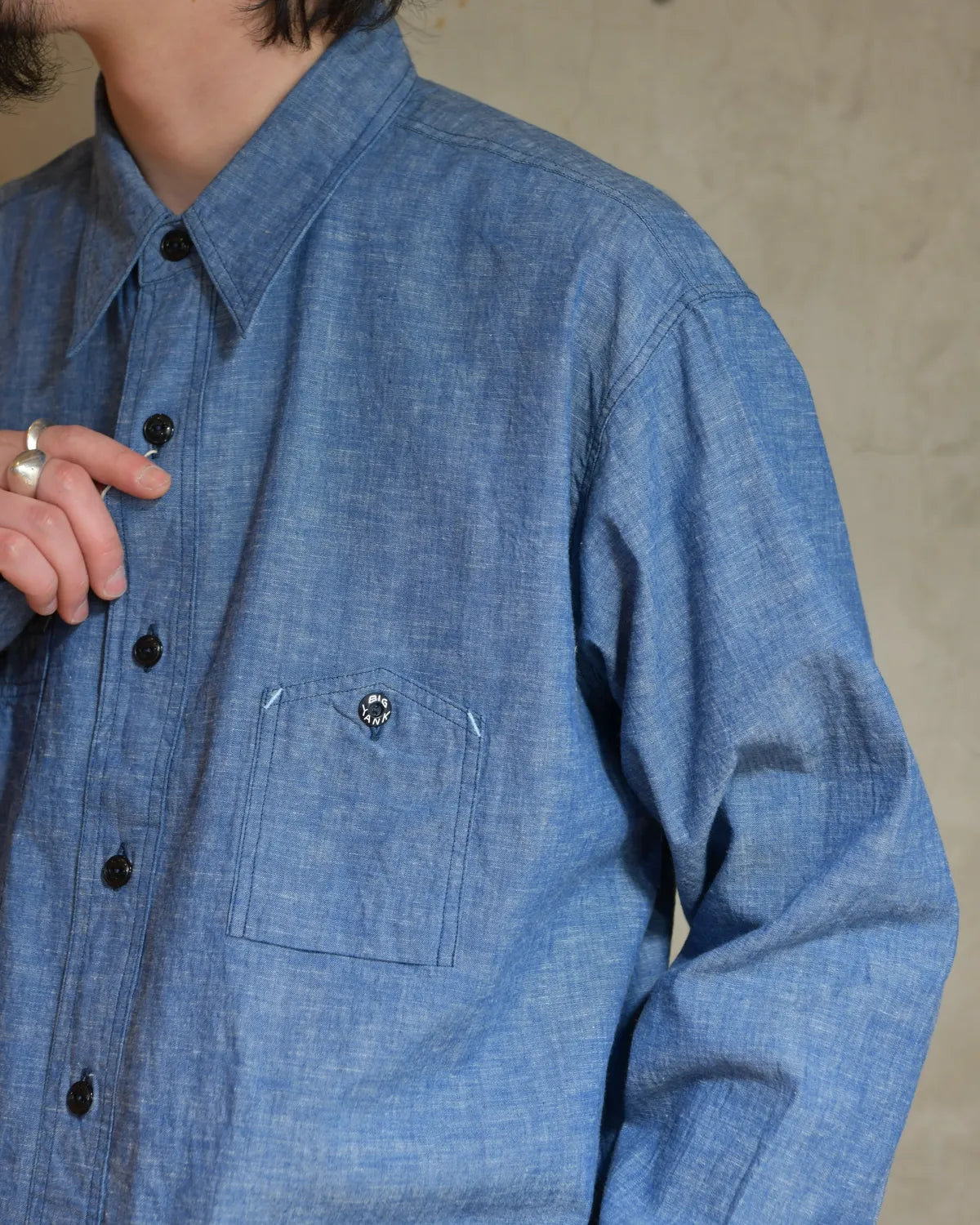 BIG YANK / Y1942 CHAMBRAY SHIRT (602-261-01)