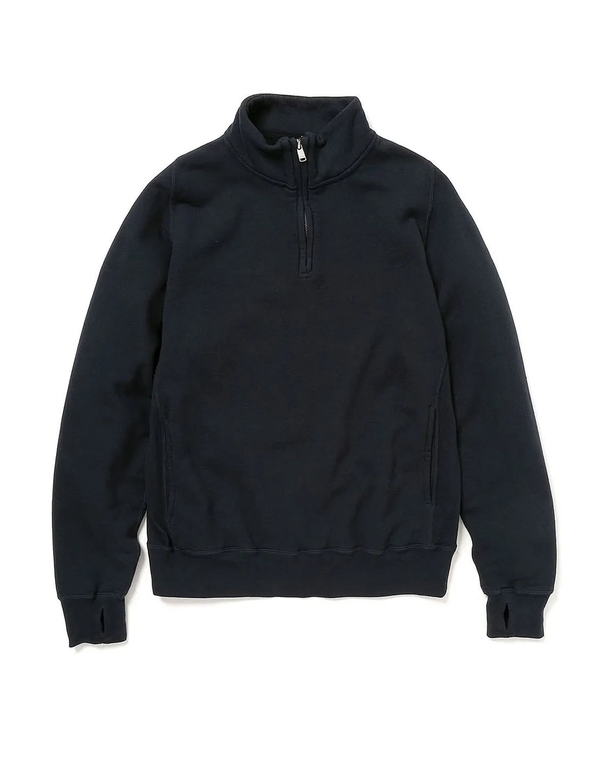 NONNATIVE / MARINER HALF ZIP PULLOVER COTTON SWEAT OVERDYED (NN-C4602)