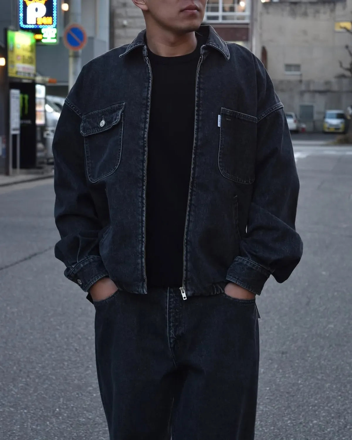 COOTIE PRODUCTIONS® / Denim Zip Up Work Jacket (CTE-25S202)