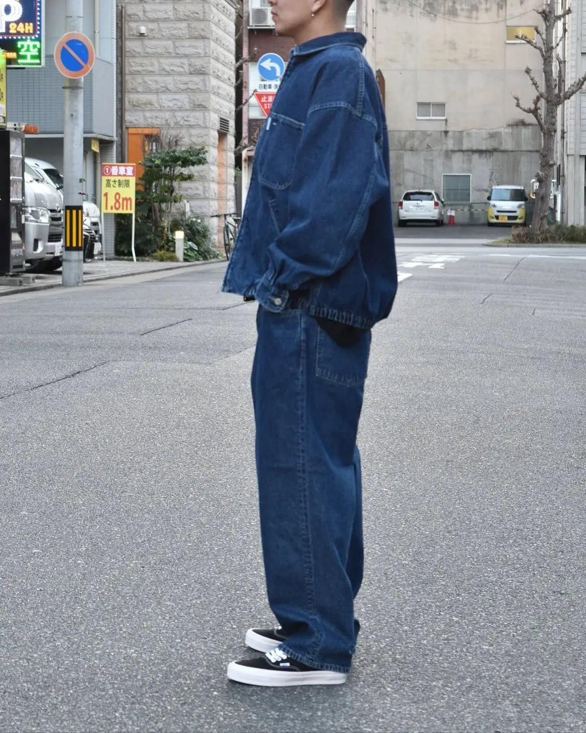 COOTIE PRODUCTIONS® / Denim Zip Up Work Jacket (CTE-25S202)