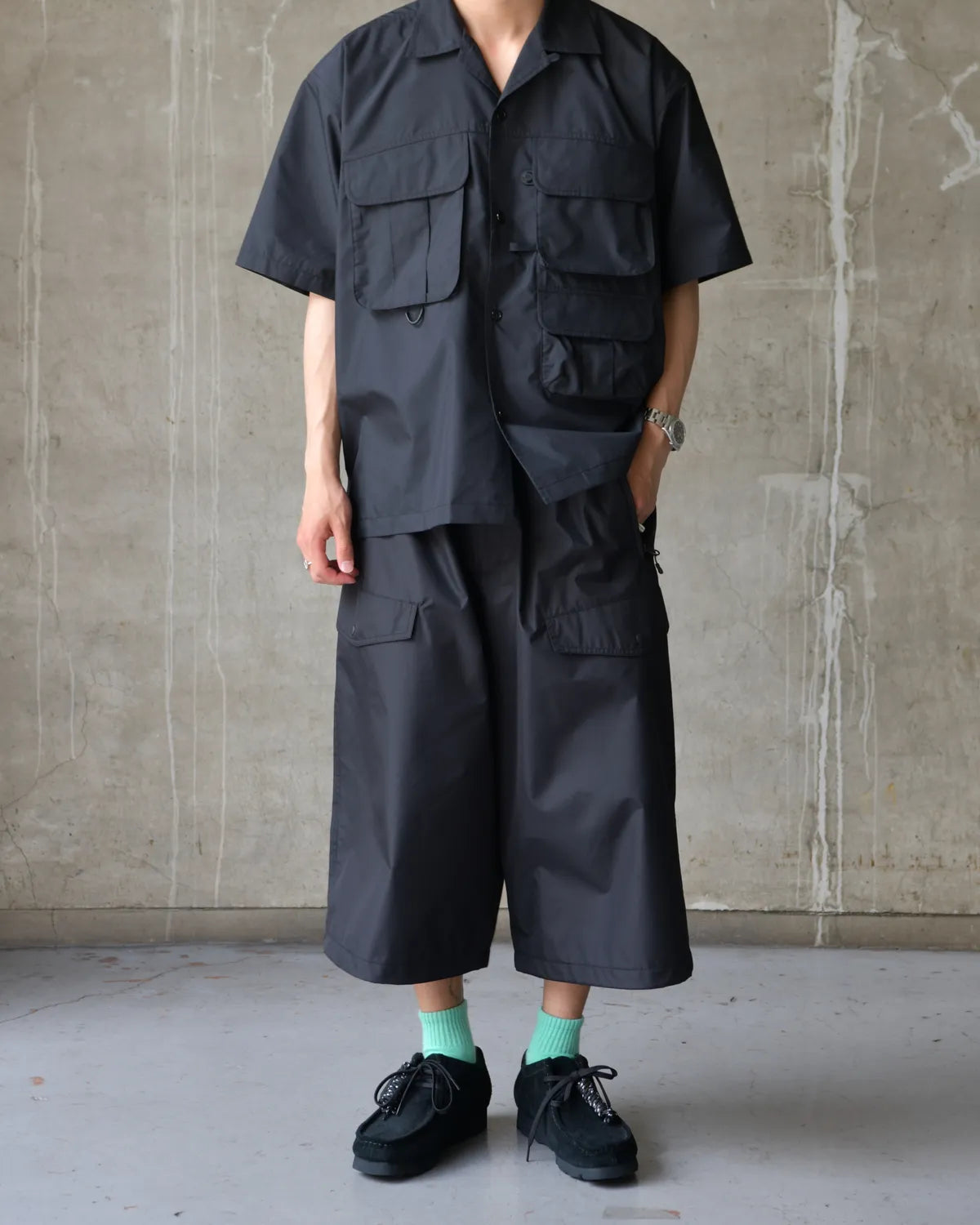 DAIWA PIER39 / TECH MULTI TOOL POCKET SHIRT S/S SOLID (BE-86026)