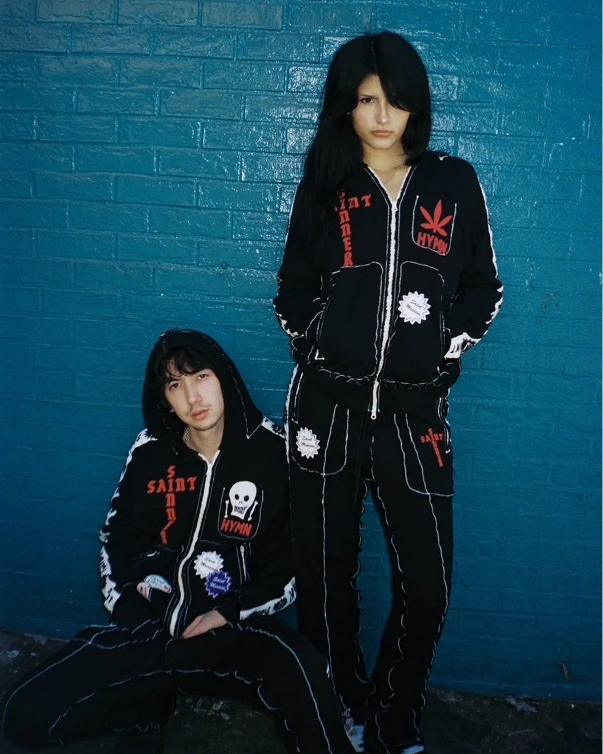 ©︎SAINT Mxxxxxx × A LOVE MOVEMENT / ALM_ZIP HOODIE (SM-HR1-0000-C68)
