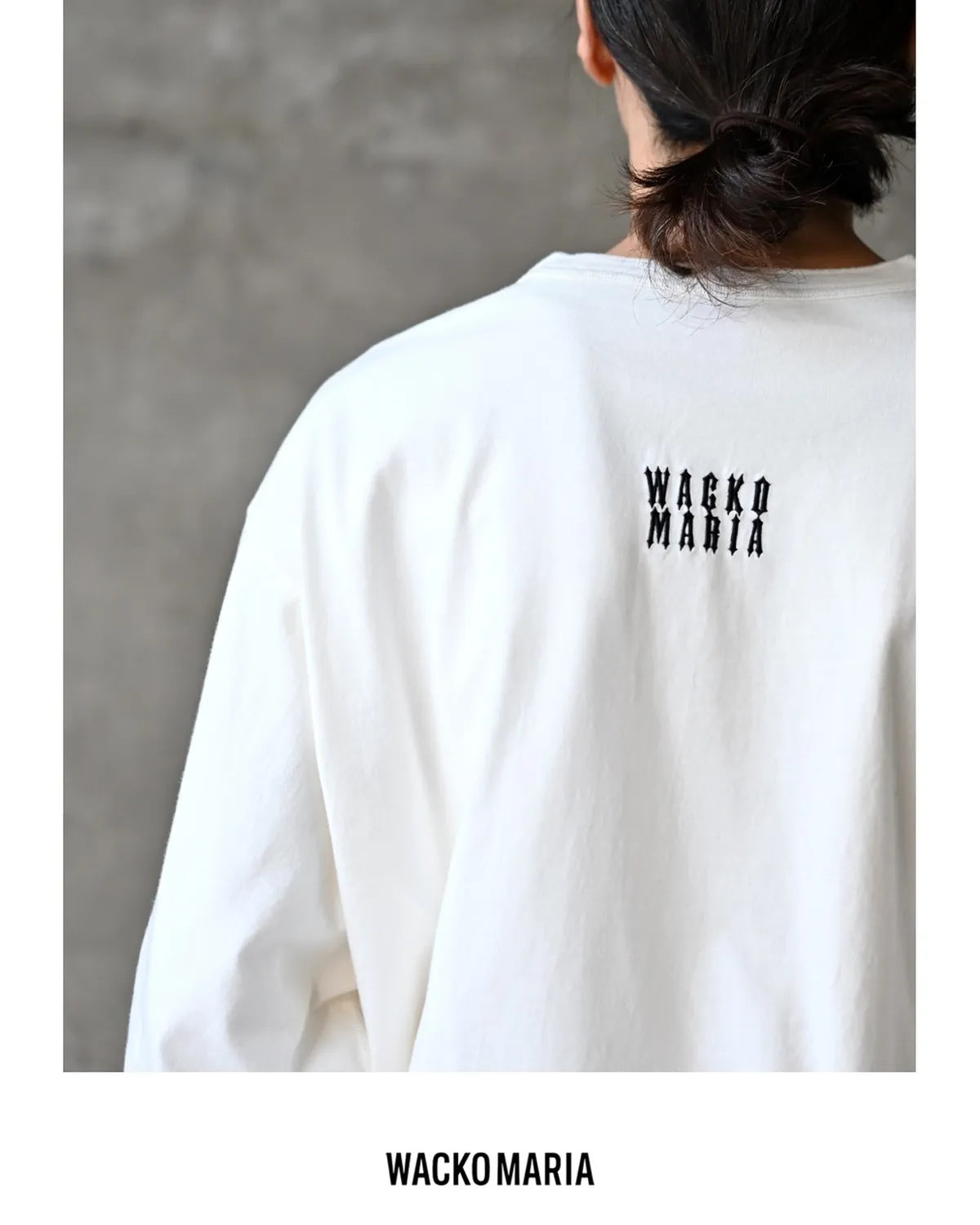 WACKO MARIA × HEALTHKNIT / HENLEY NECK LONG SLEEVE T-SHIRT (26FW-WMT-HK01)