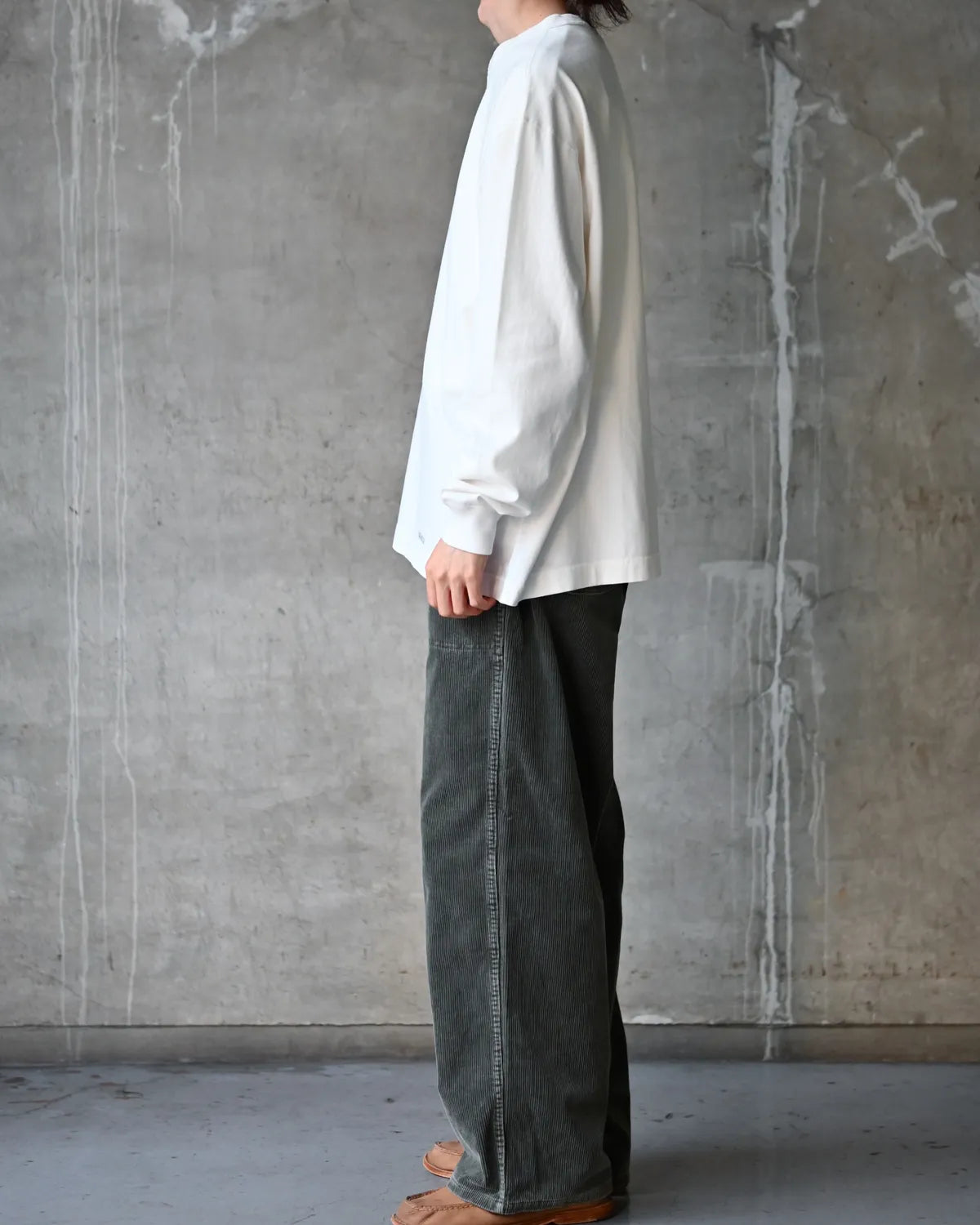 WACKO MARIA × HEALTHKNIT / HENLEY NECK LONG SLEEVE T-SHIRT (26FW-WMT-HK01)