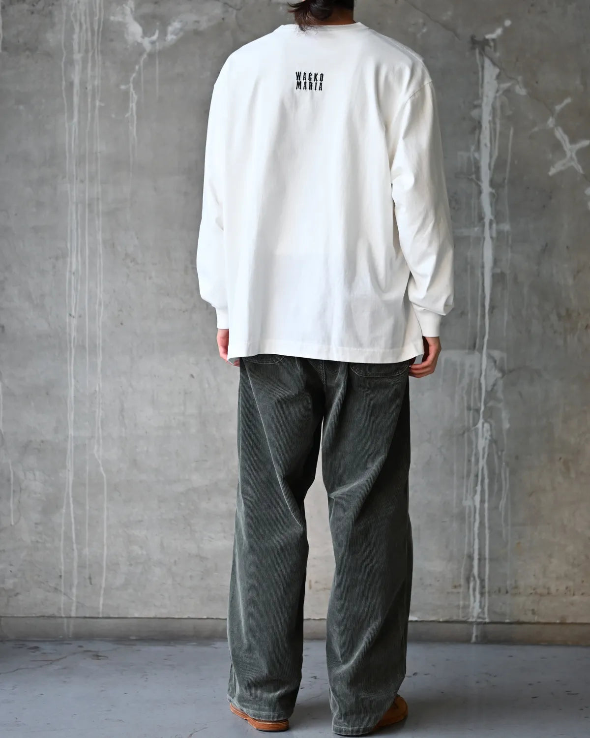 WACKO MARIA × HEALTHKNIT / HENLEY NECK LONG SLEEVE T-SHIRT (26FW-WMT-HK01)