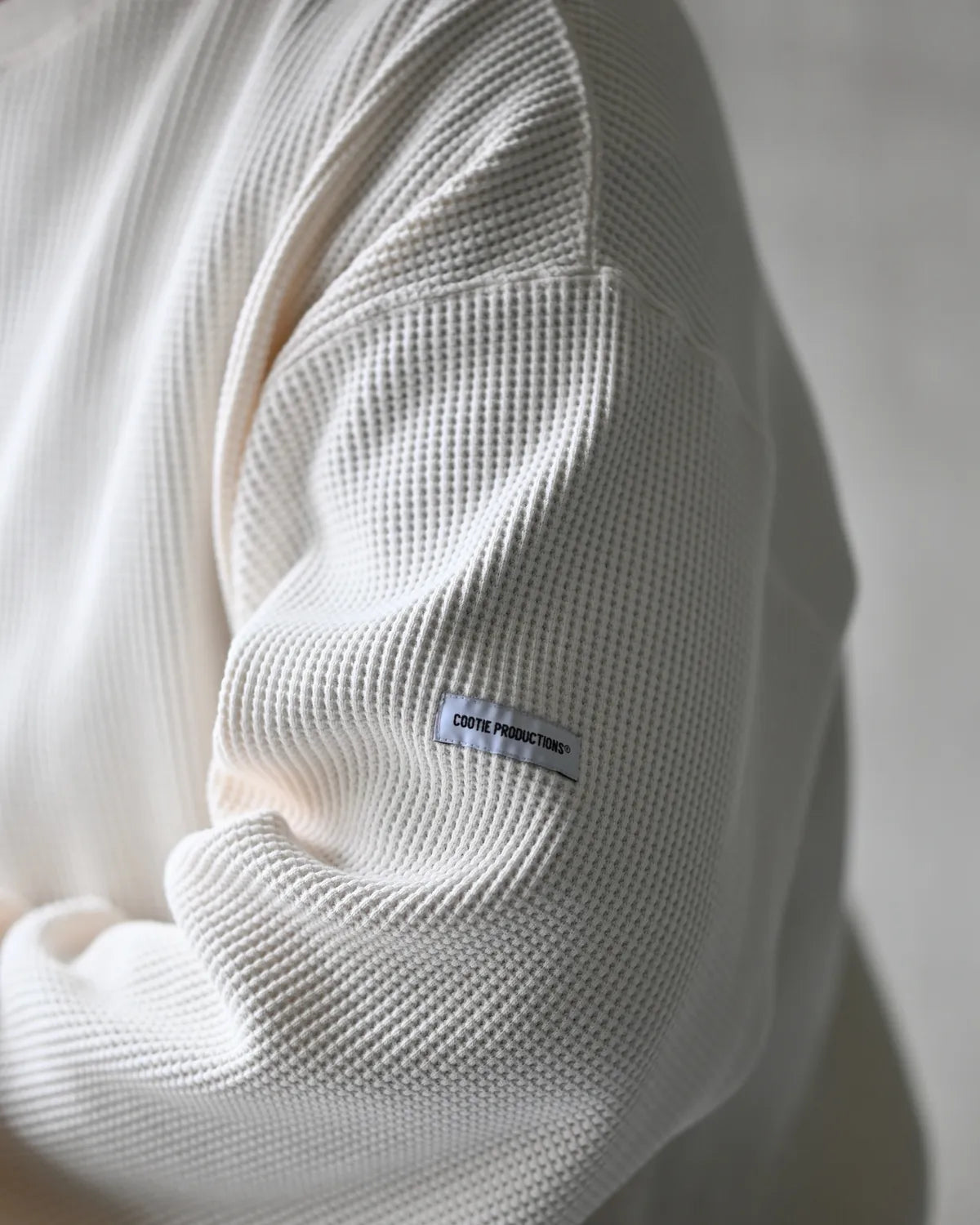 COOTIE PRODUCTIONS / N/C Waffle Henley-Neck Pullover (CTE-26A318)