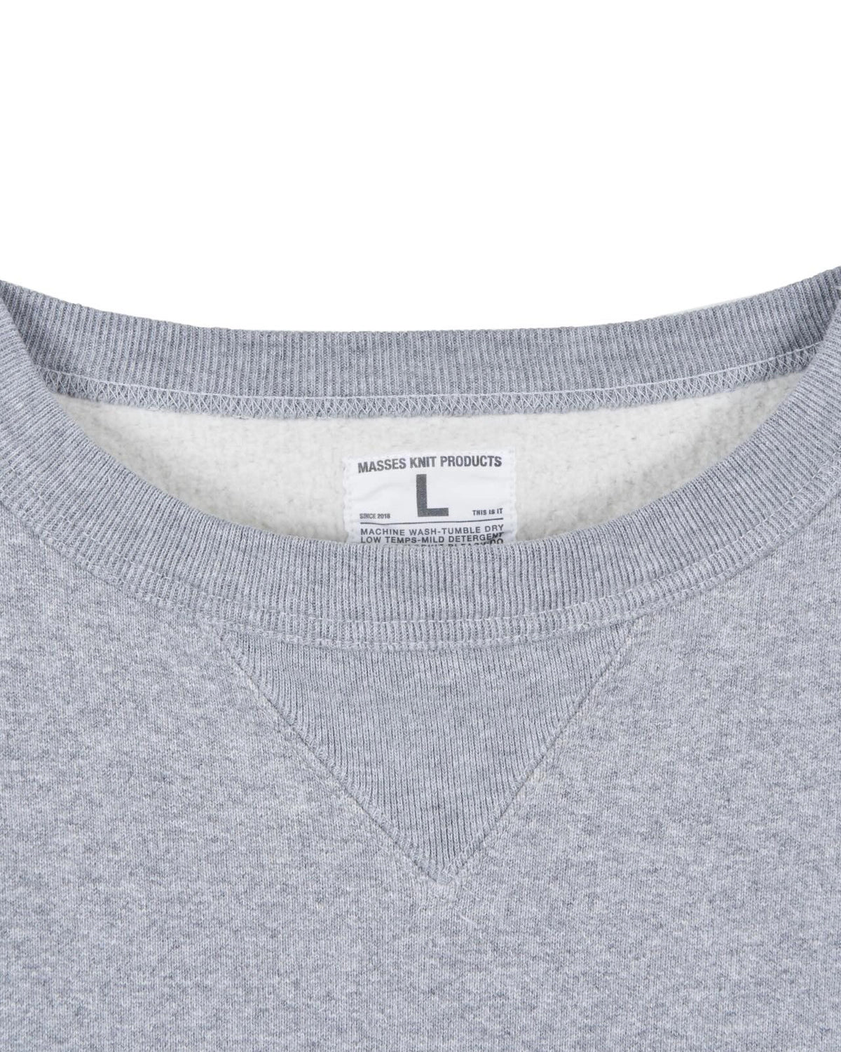 MASSES(マシス) / SWEAT CREW H.WASH | 公式通販・JACK in the NET