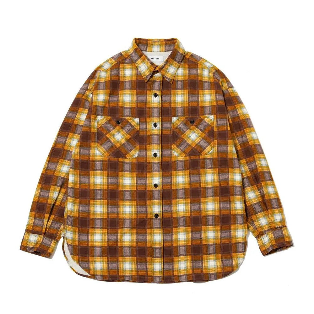 MASSES / FLANNEL PLAID SHIRT (1242020013)