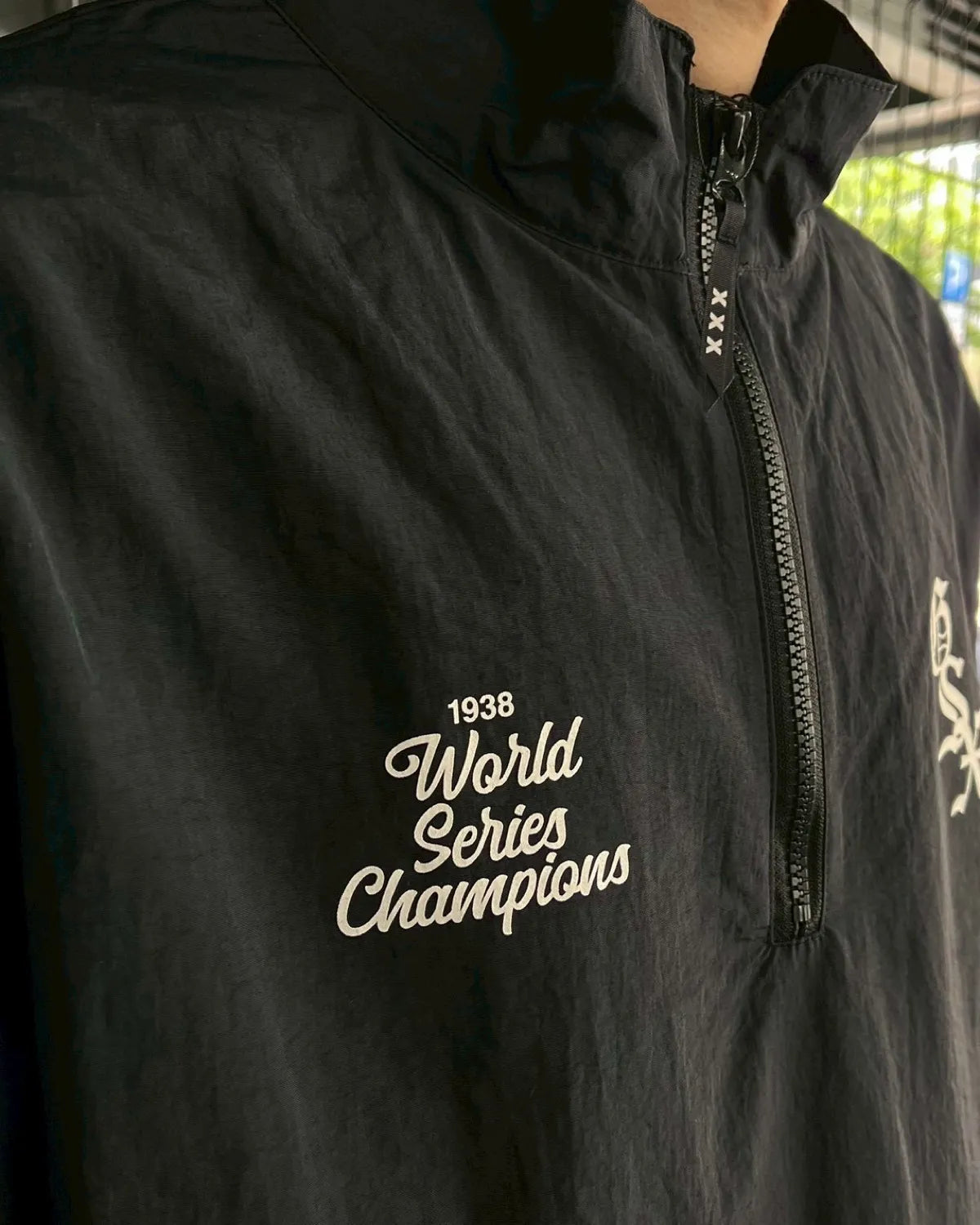 GOD SELECTION XXX / GSX Logo Half-Zip Pullover Track Jacket (GX-S26-JK-01)