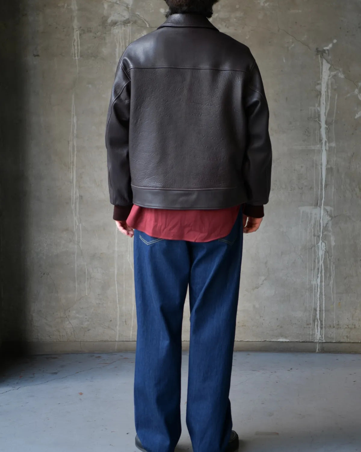 A.PRESSE / Leather A-1 Flight Jacket (26SAP-01-48)