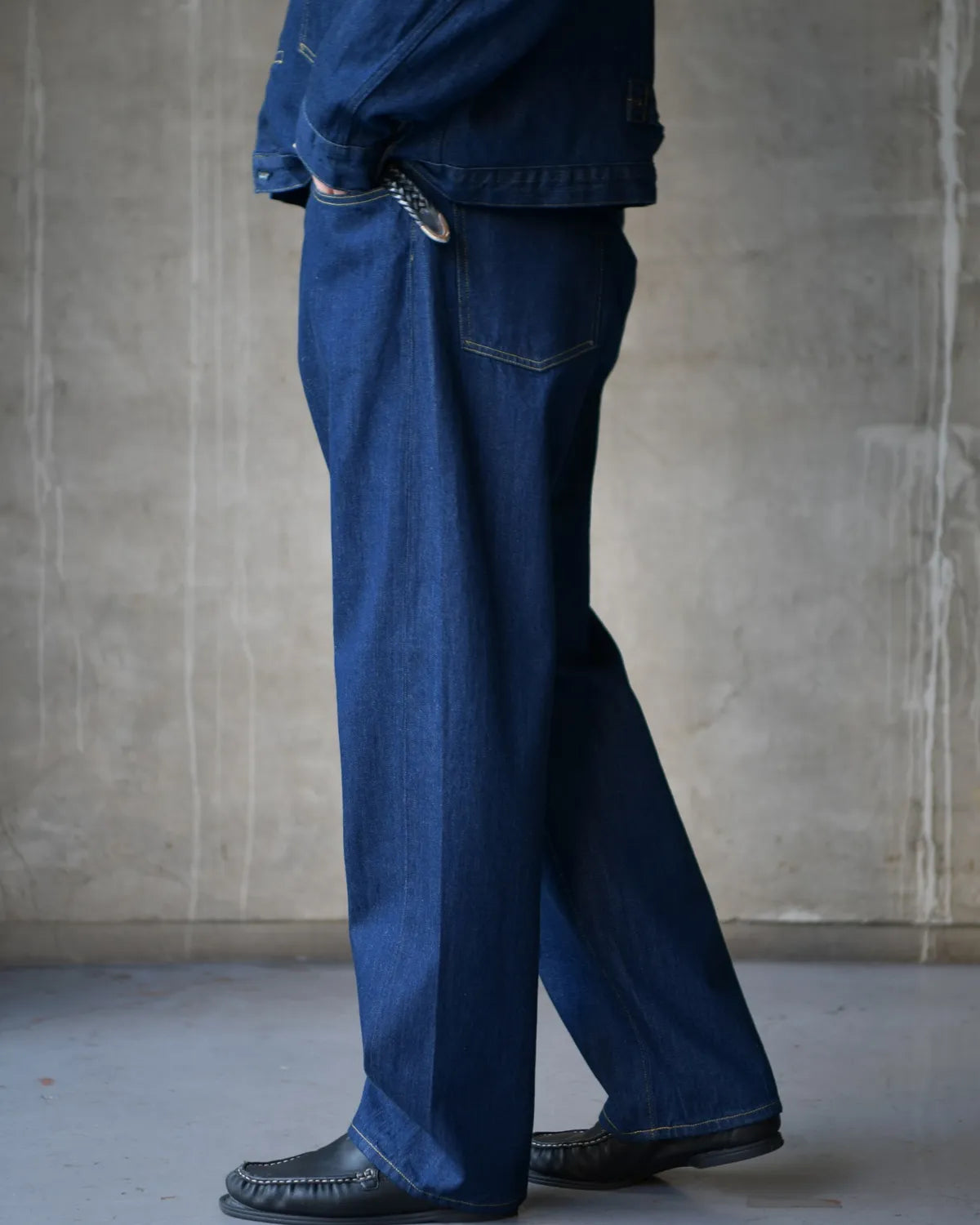 A.PRESSE / No.22 Washed Wide Denim Pants (26SAP-04-27)