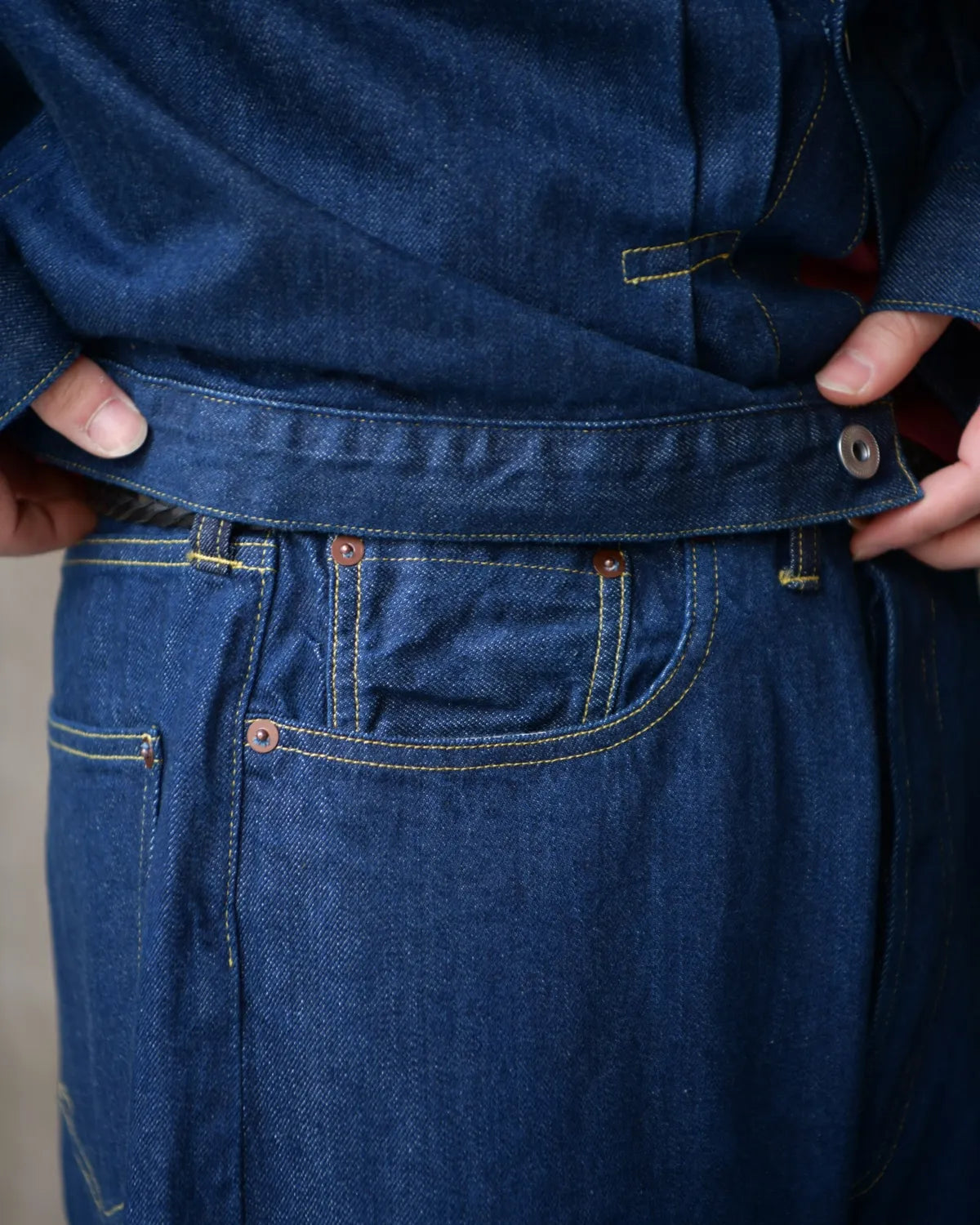 A.PRESSE / No.22 Washed Wide Denim Pants (26SAP-04-27)