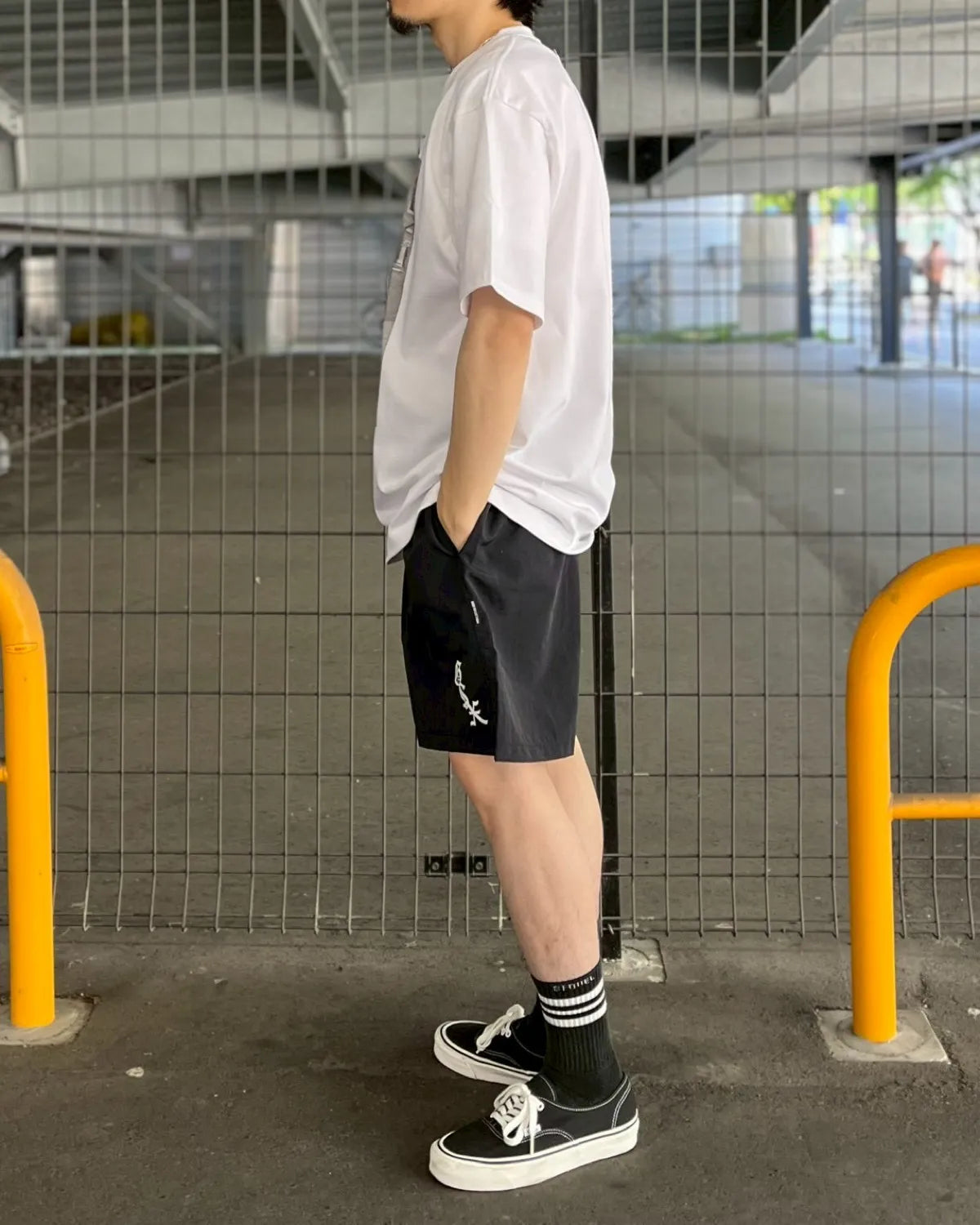 GOD SELECTION XXX / XXX Pink Box Logo Monochrome Photo Tee (GX-S26-ST-07)