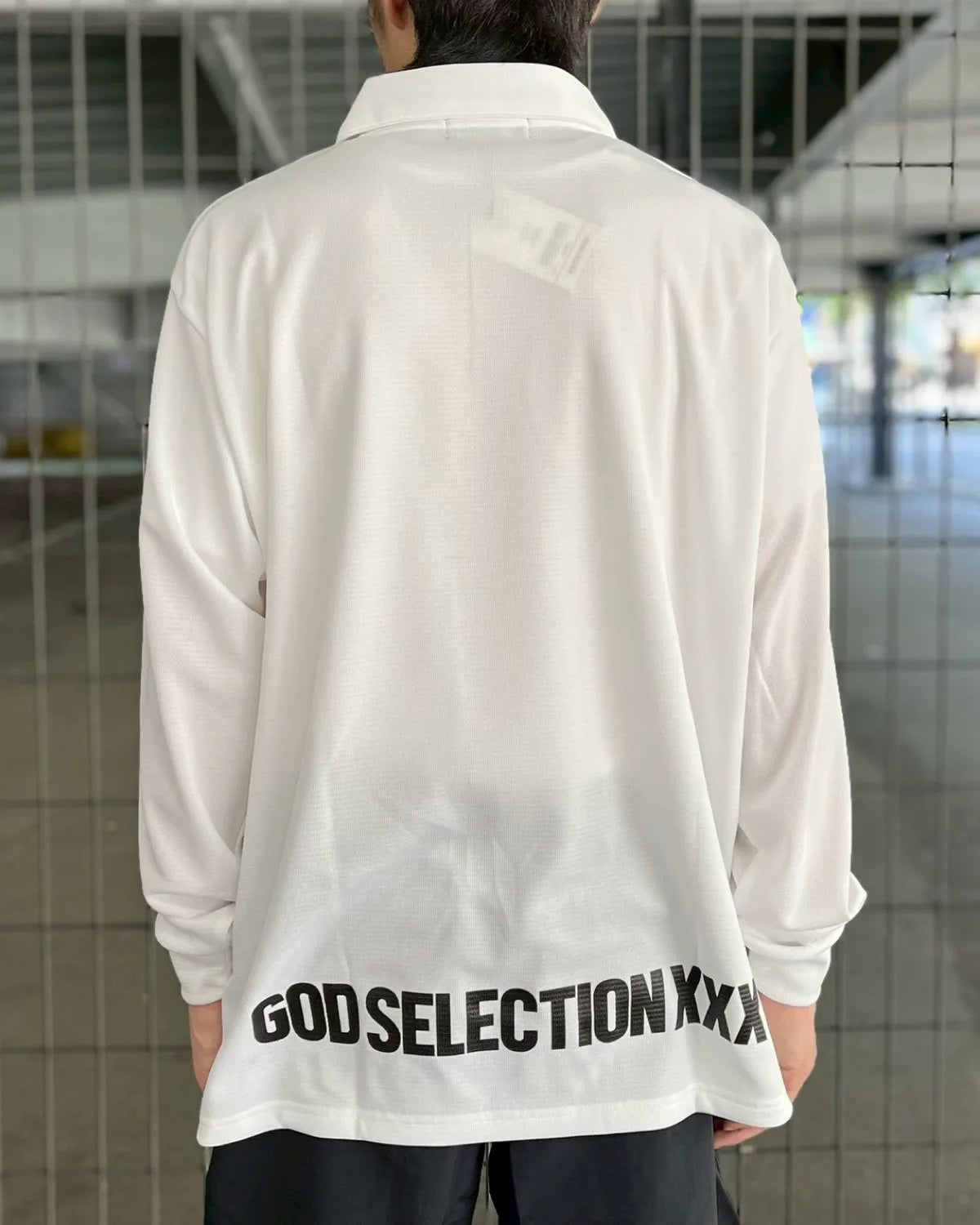 GOD SELECTION XXX / Mini Box Logo Long Sleeve Polo (GX-S26-CS-04)