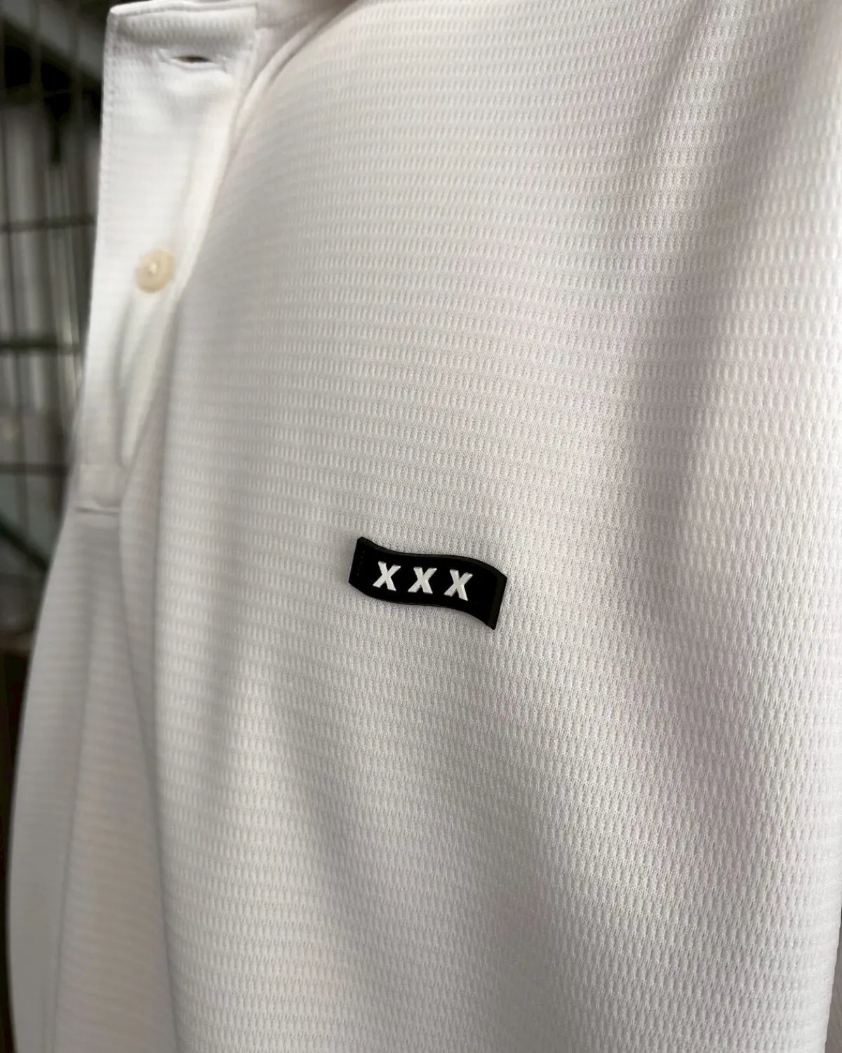 GOD SELECTION XXX / Mini Box Logo Long Sleeve Polo (GX-S26-CS-04)