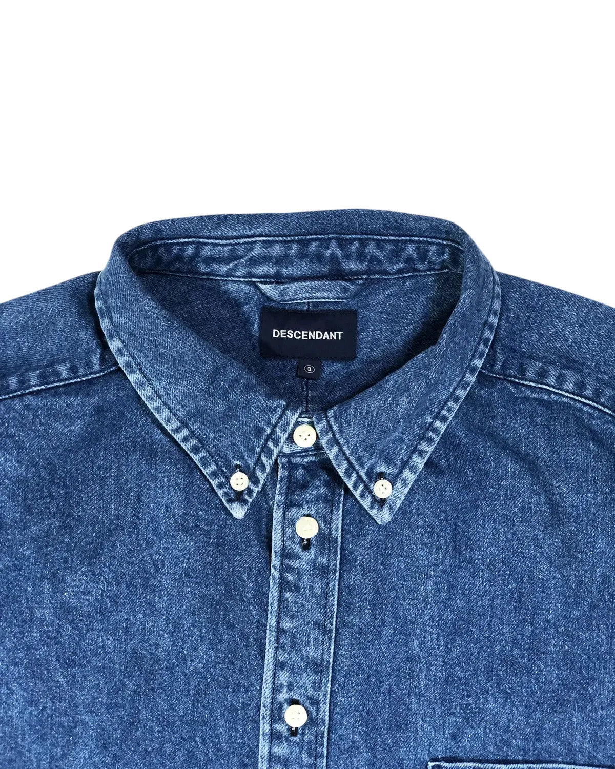 DESCENDANT / ALLMAN DENIM LS SHIRT (251WVDS-SHM04)