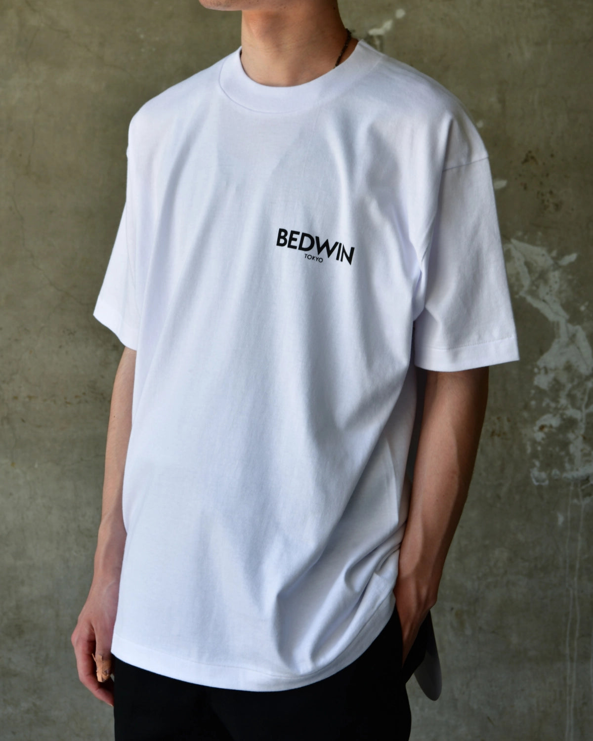 BEDWIN & THE HEARTBREAKERS / S/S PRINTED TEE "Chunky Logo" (26AB2258)