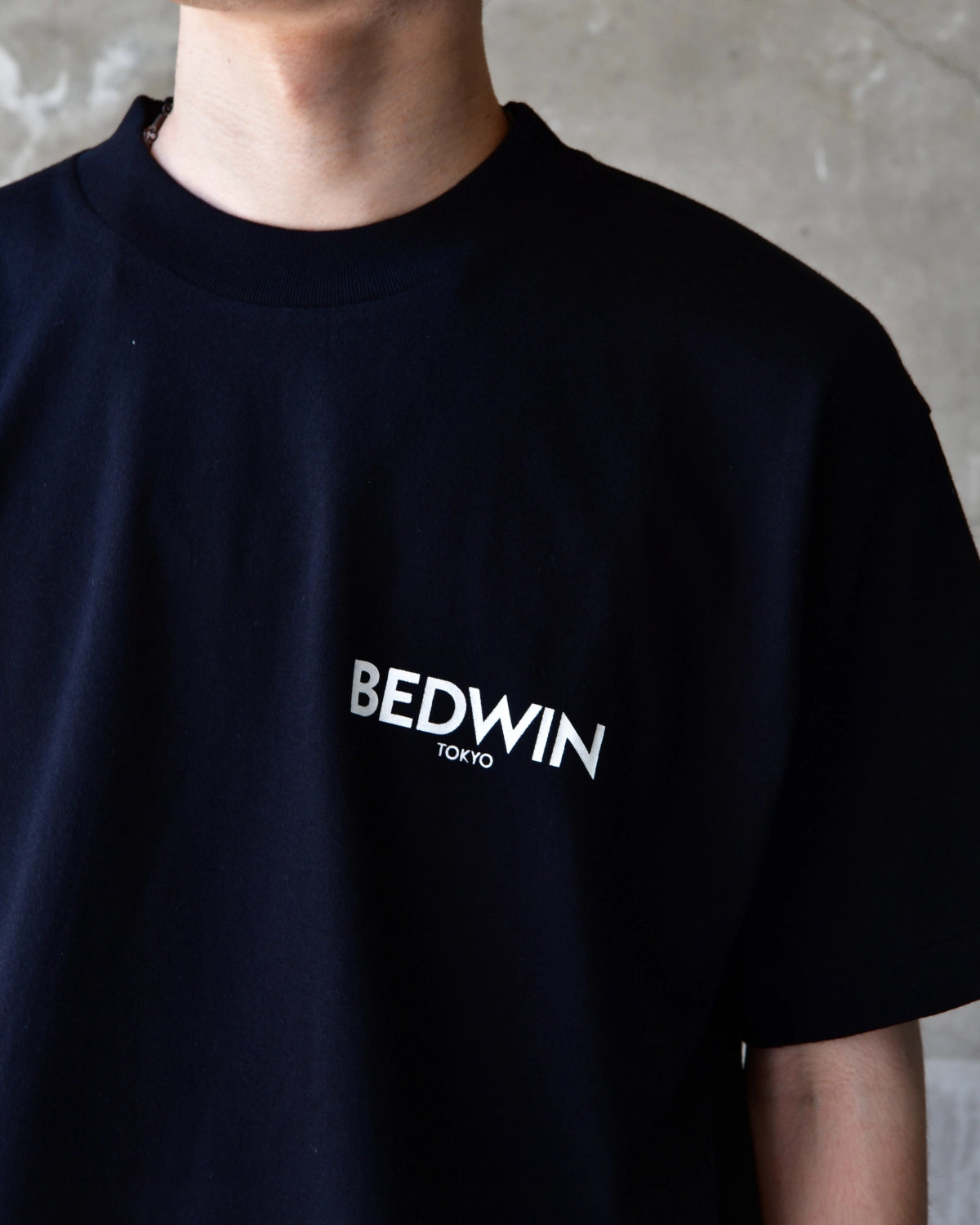 BEDWIN & THE HEARTBREAKERS / S/S PRINTED TEE "Chunky Logo" (26AB2258)