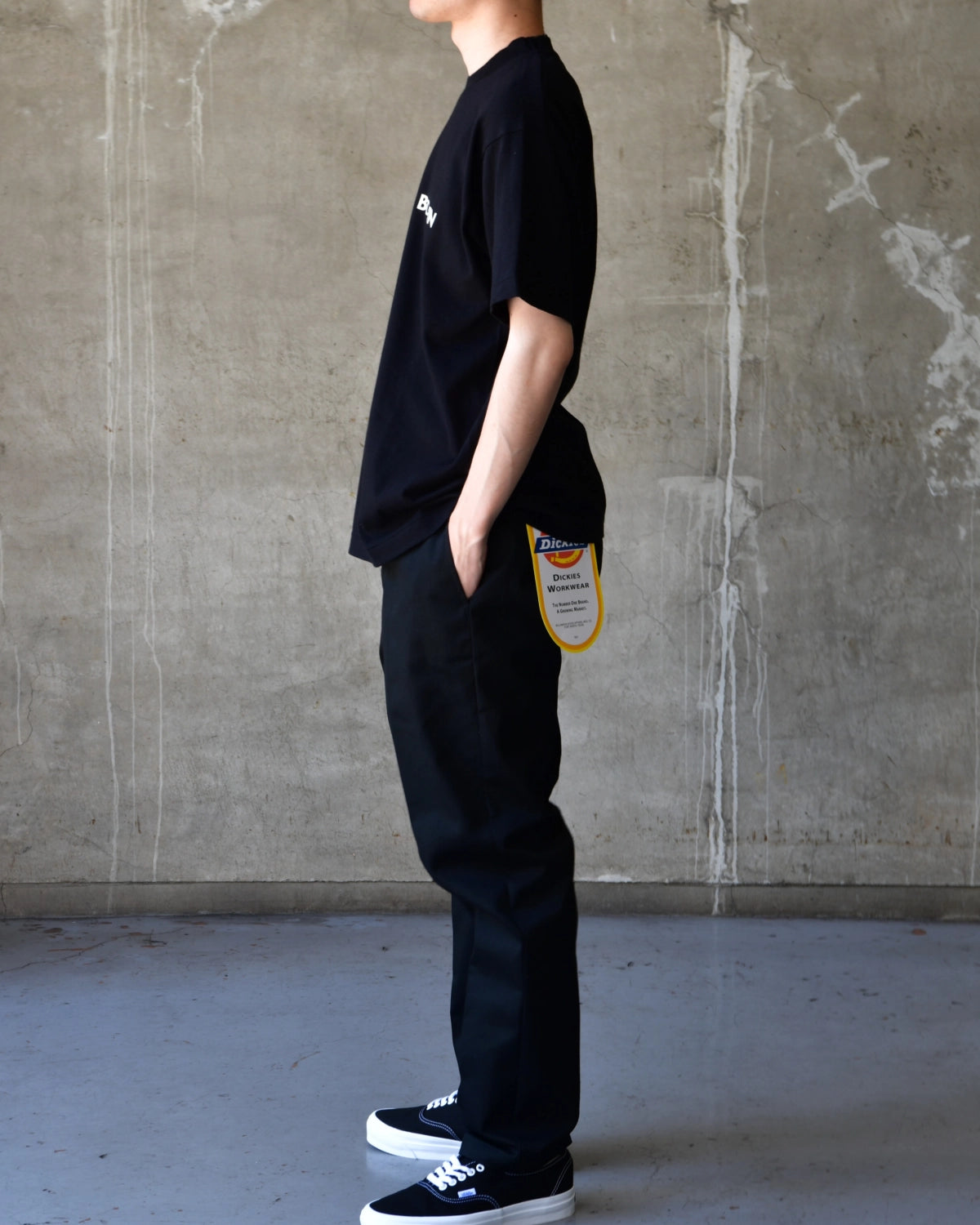 BEDWIN & THE HEARTBREAKERS / S/S PRINTED TEE "Chunky Logo" (26AB2258)