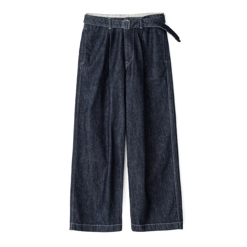 Graphpaper / Colorfast Denim Belted Pants (GM243-40210B)