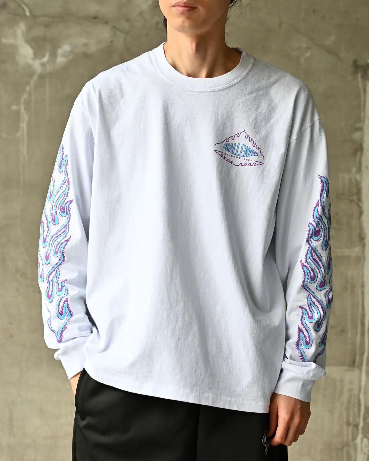 CHALLENGER / L/S FLAME TEE (CLG-TS 026-028)