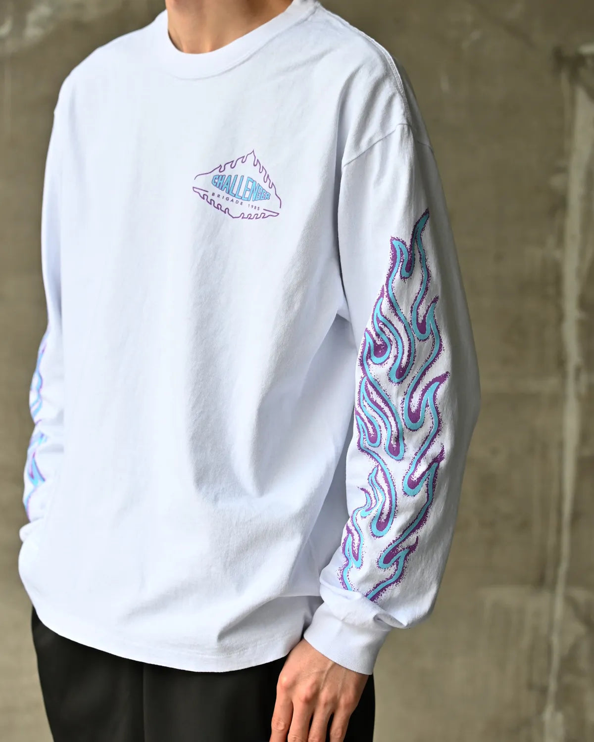 CHALLENGER / L/S FLAME TEE (CLG-TS 026-028)