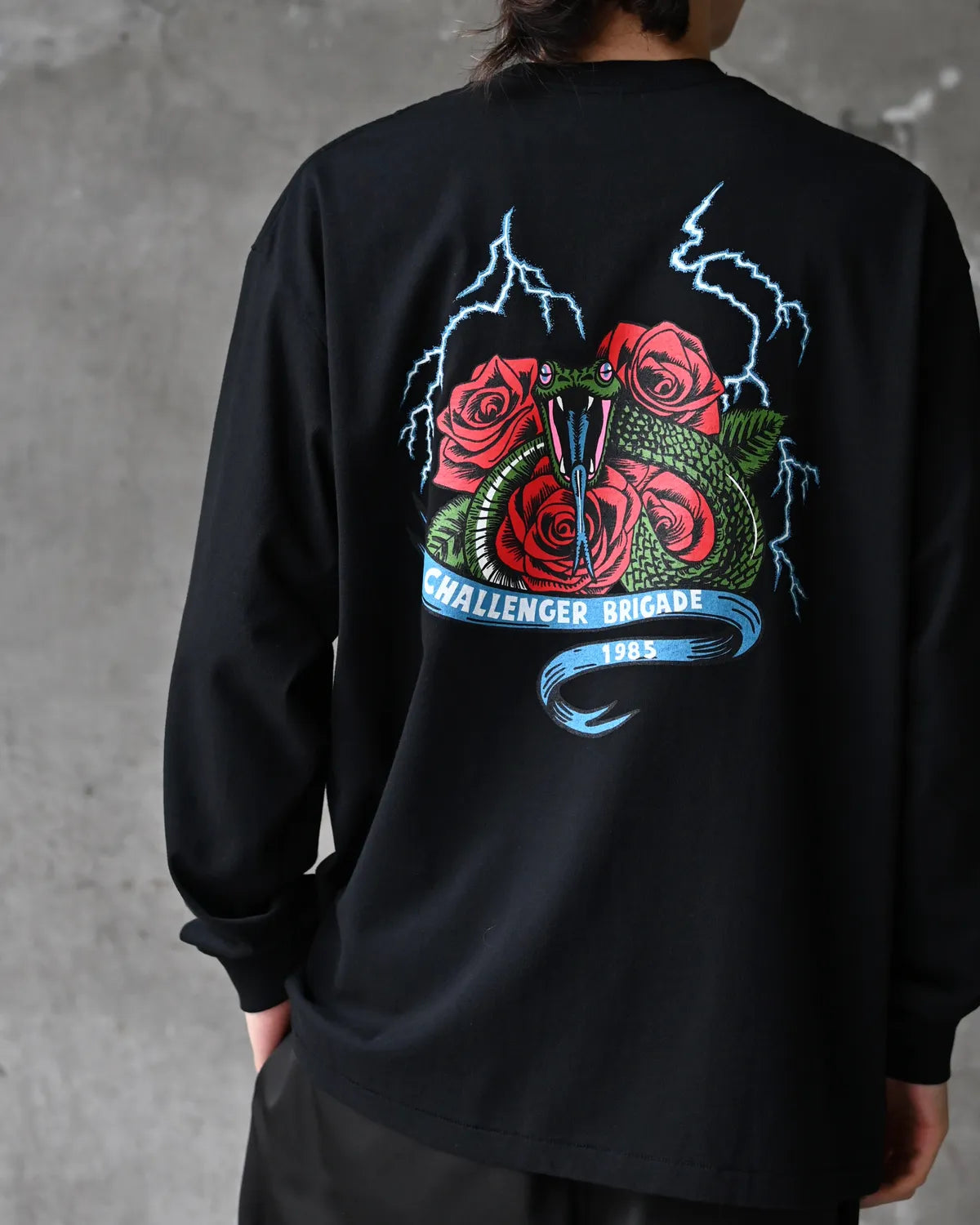 CHALLENGER / L/S SNAKE TEE (CLG-TS 026-029)