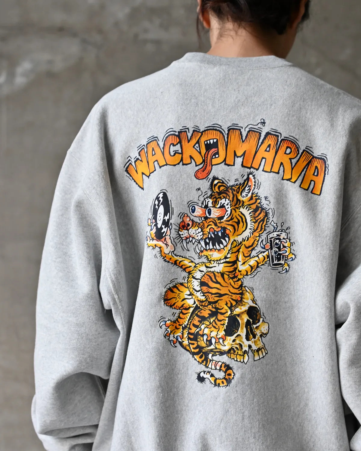 WACKO MARIA × Champion / REVERSE WEAVE CREW NECK SWEAT SHIRT (26FW-WMC-CP04)