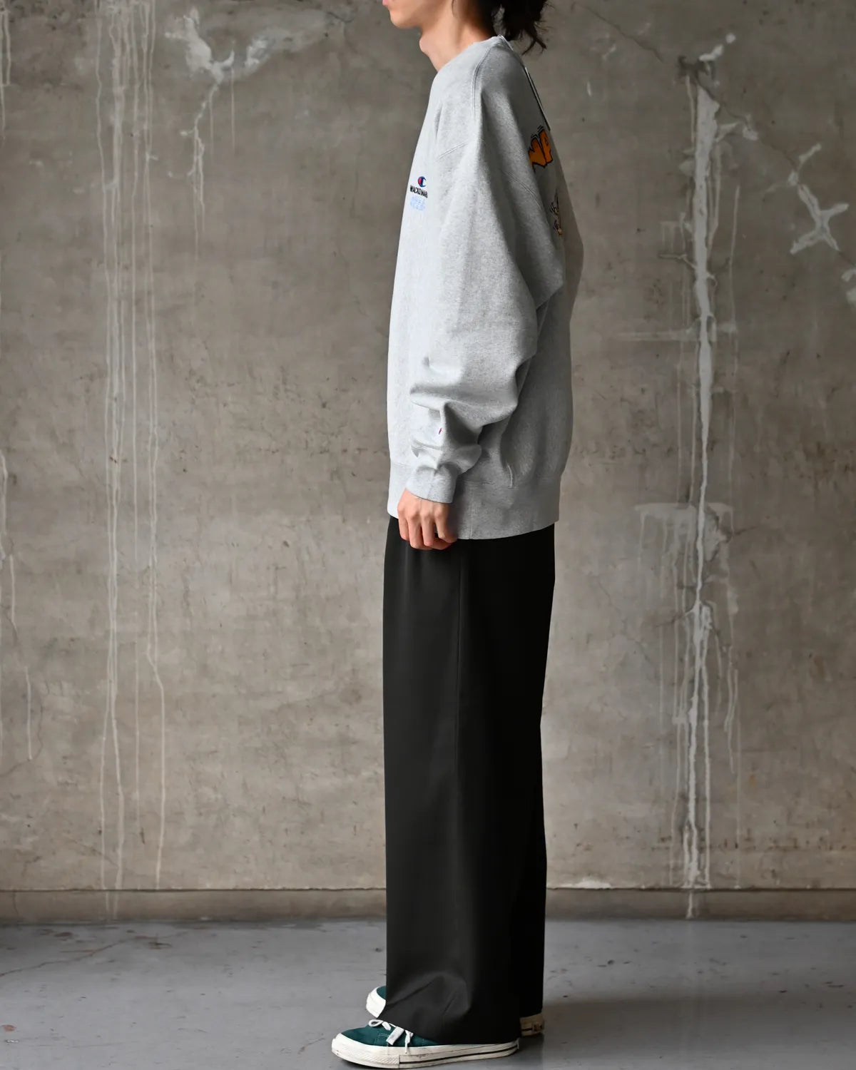 WACKO MARIA × Champion / REVERSE WEAVE CREW NECK SWEAT SHIRT (26FW-WMC-CP04)