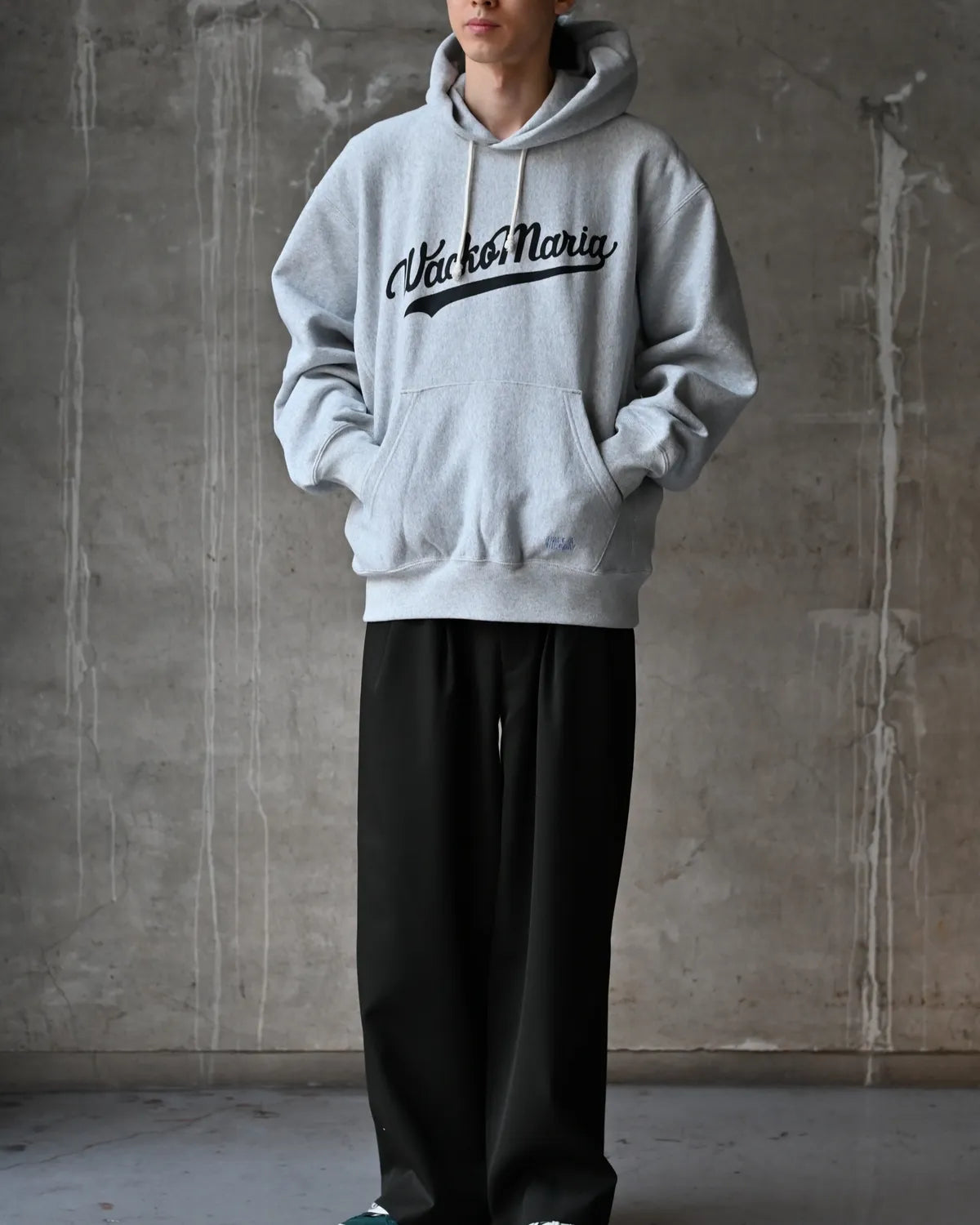 WACKO MARIA × Champion / REVERSE WEAVE HOODED SWEAT SHIRT -TYPE-1- (26FW-WMC-CP02)