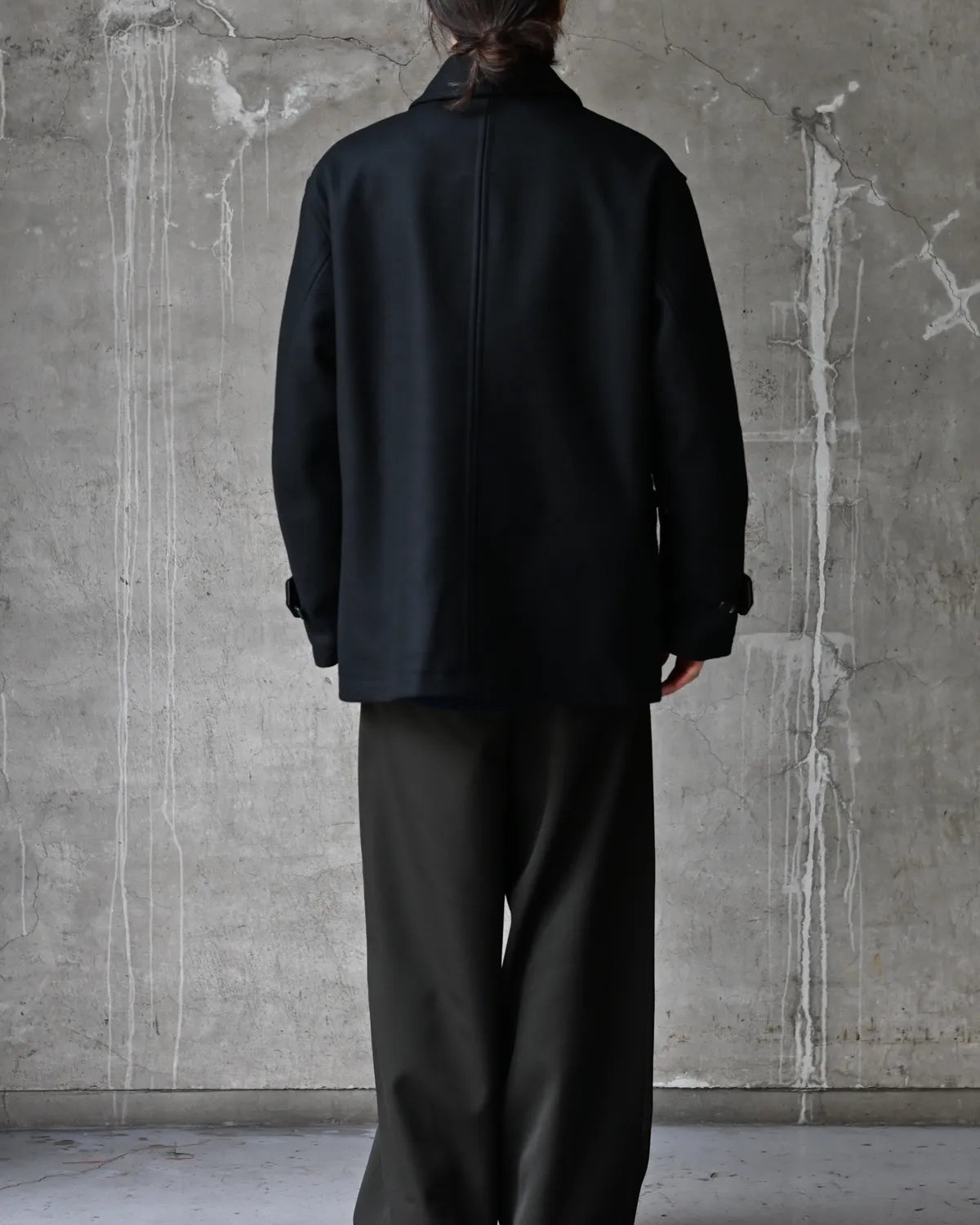 NONNATIVE / MARINER COAT WOOL DOUBLE MELTON WITH WINDSTOPPER (NN-JU4902)