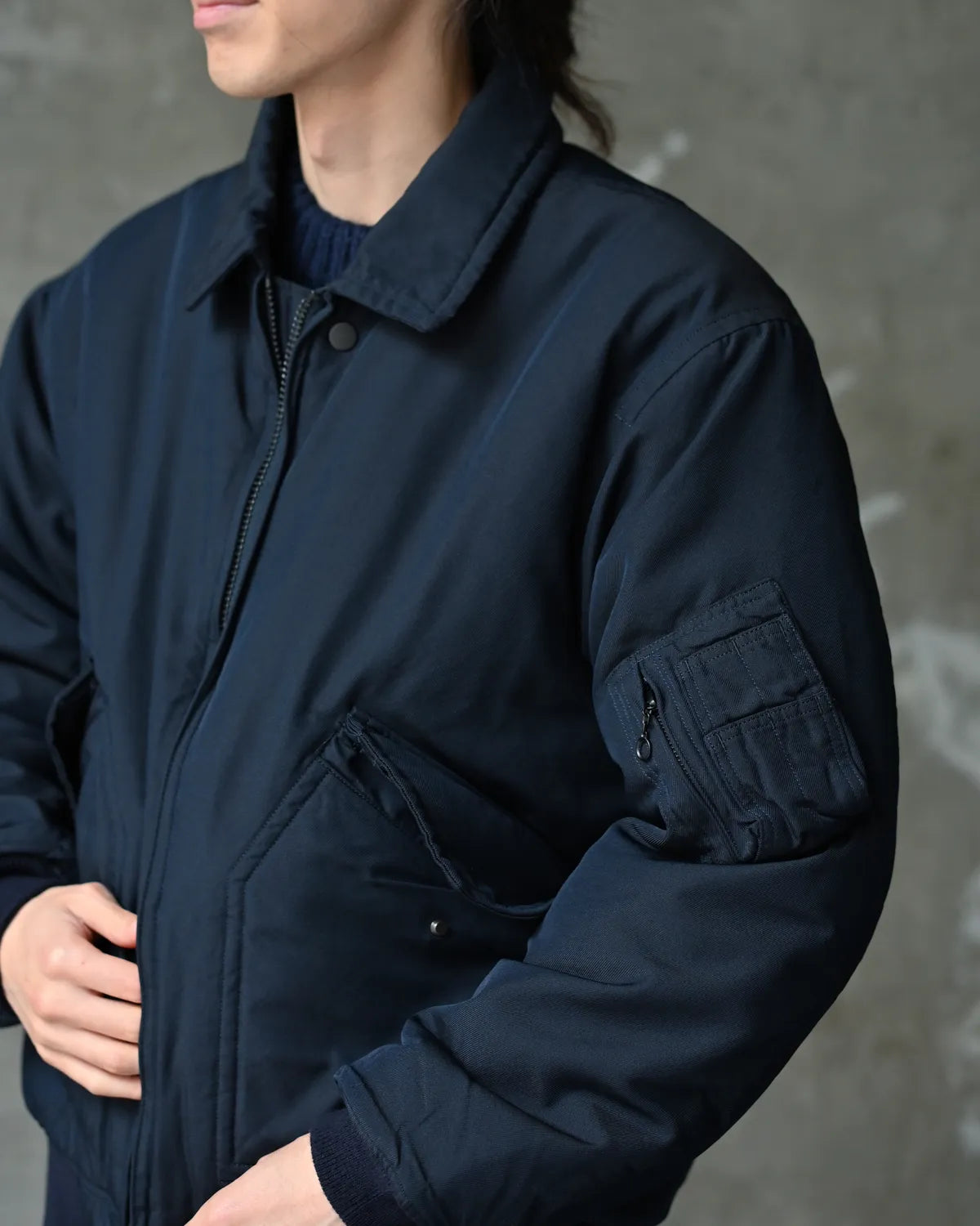 NONNATIVE / AVIATOR PUFF BLOUSON POLY TWILL WITH WINDSTOPPER (NN-JU4903)