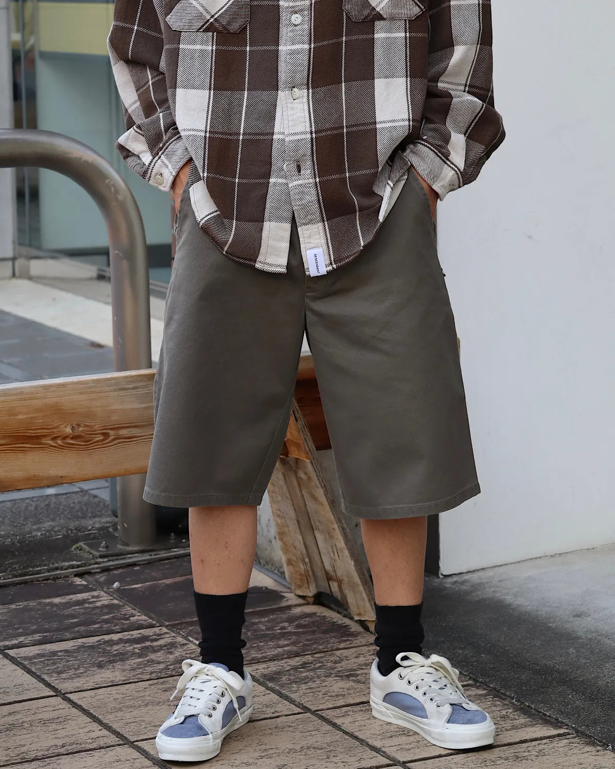 DESCENDANT / PIT TWILL SHORTS (261TQDS-PTM05)