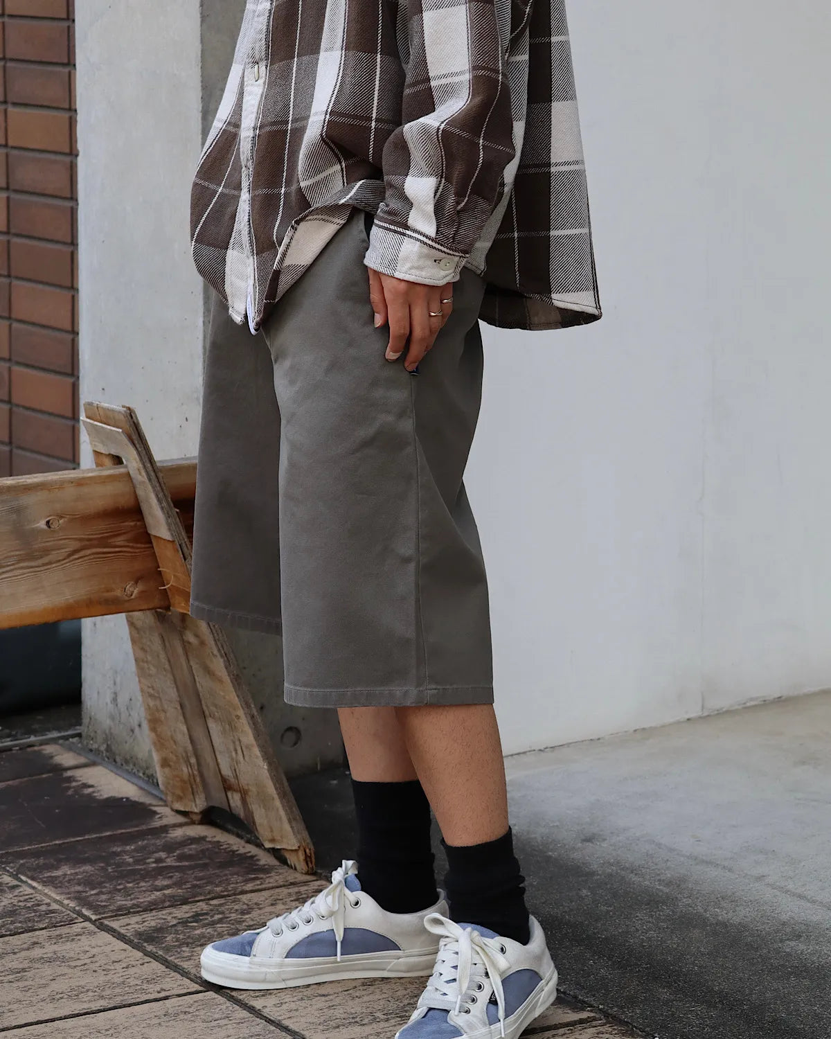 DESCENDANT / PIT TWILL SHORTS (261TQDS-PTM05)