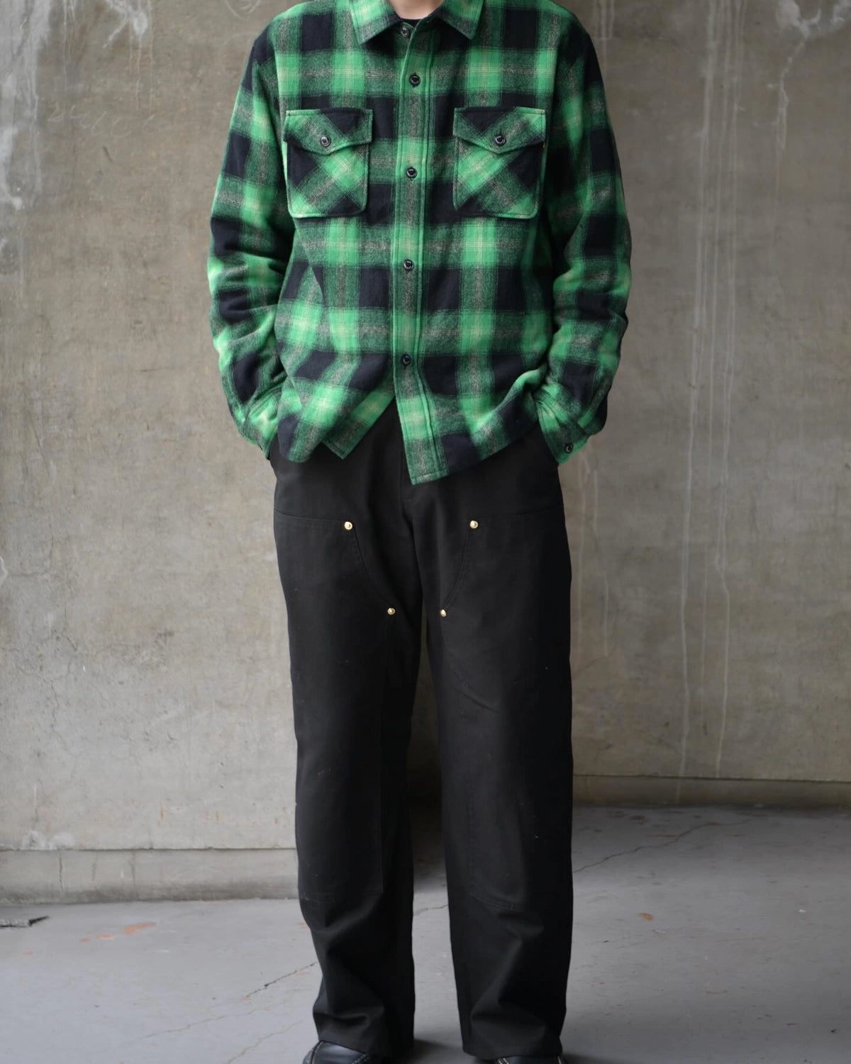 RATS WOOL CHECK SHIRT JKT XLサイズ 最安値 RATS - WOOL CHECK SHIRT