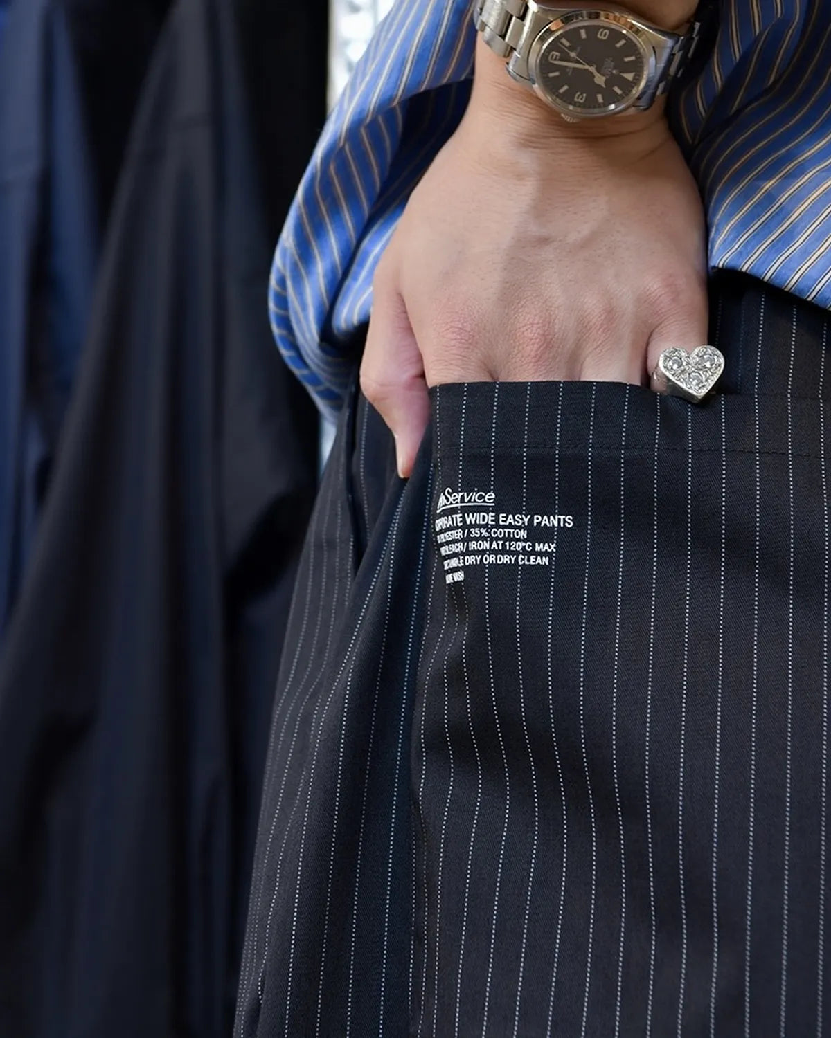 FreshService / CORPORATE WIDE EASY PANTS (FSC262-40014B)
