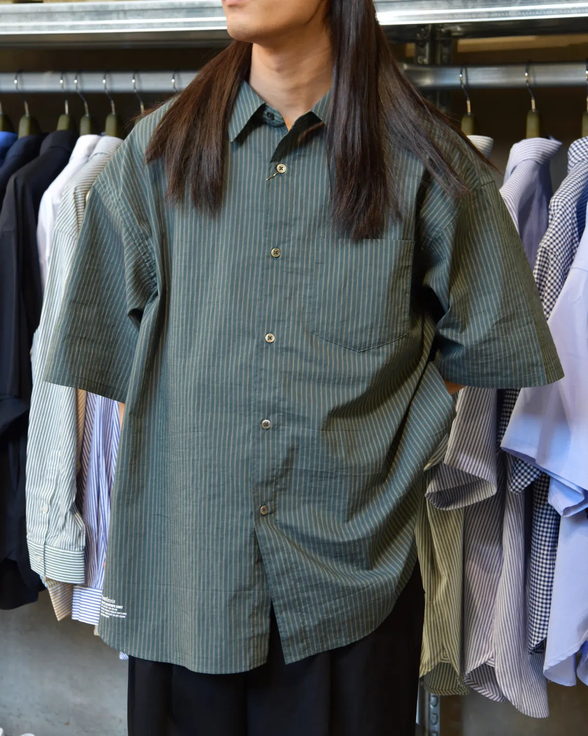 FreshService / HRAFTeX® S/S STRIPE SHIRT (FSC262-50008)