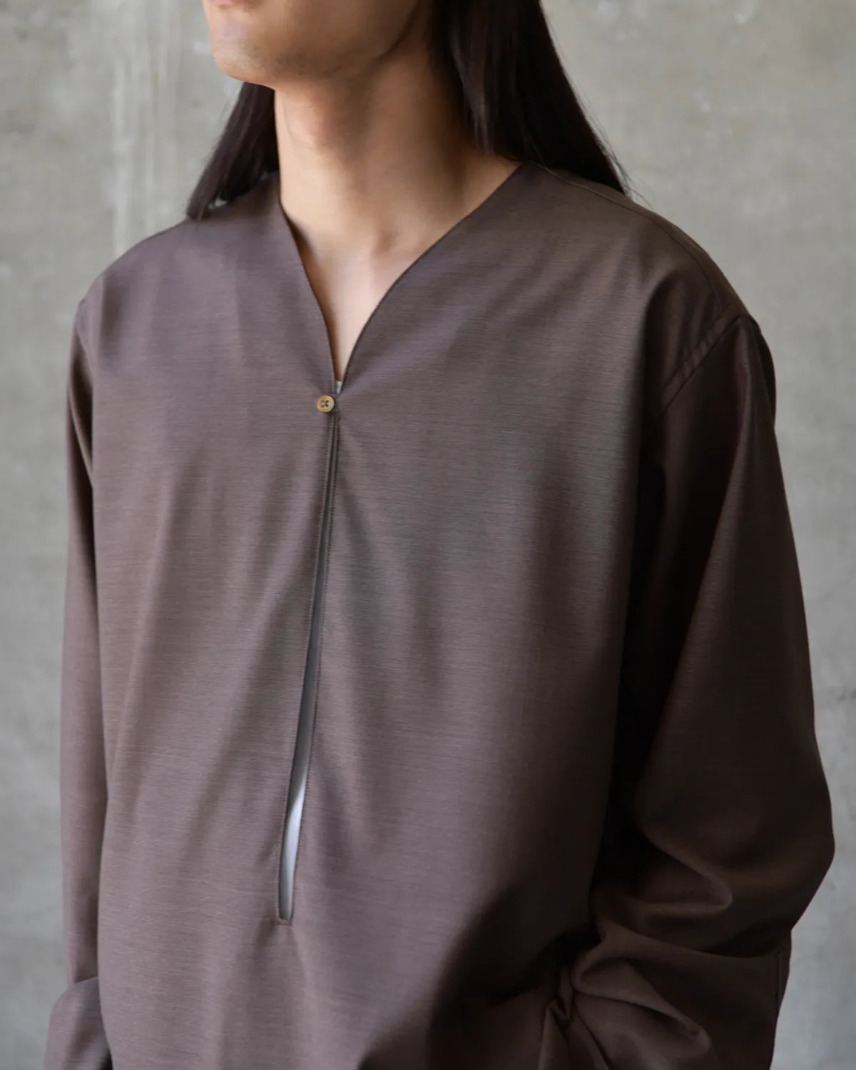 marka / Wool High Twist Tropical / Skipper Shirt (M26B08SH01C)