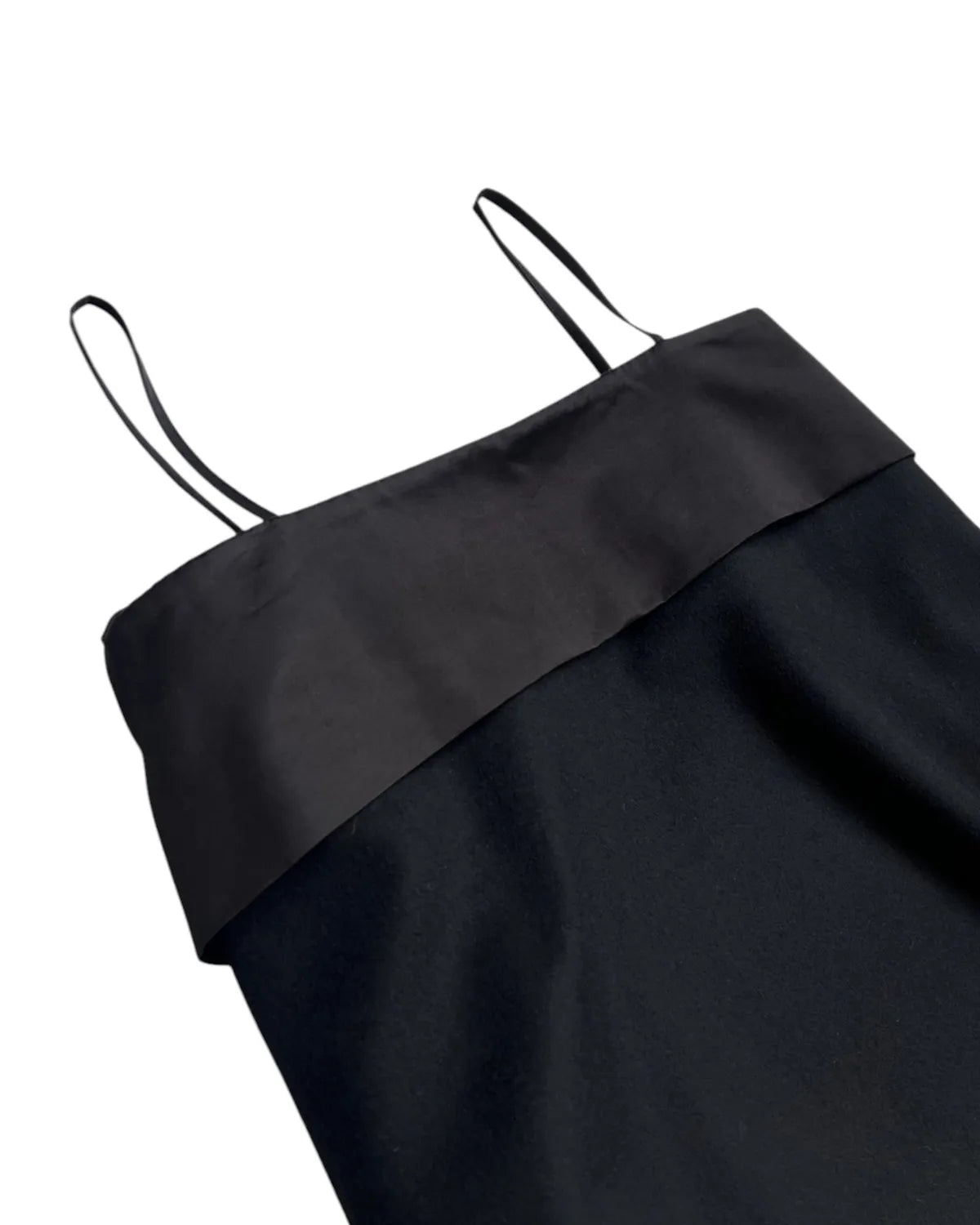 IHNN / Draped Wool Slip Dress (ID26A-OP02)