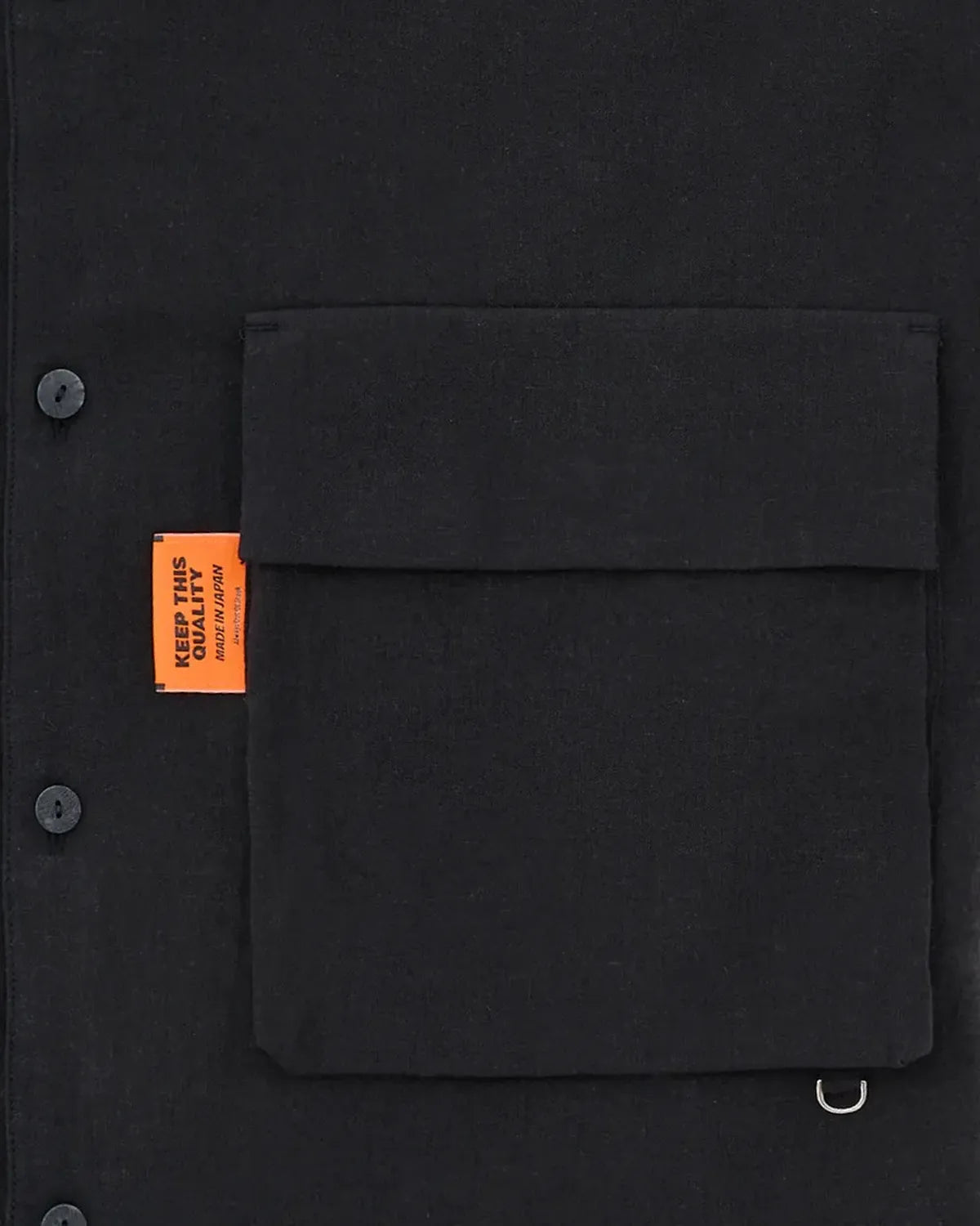 ALWAYS OUT OF STOCK / LINEN COMBINATION OPEN COLLAR SHIRT (HA-025105130)