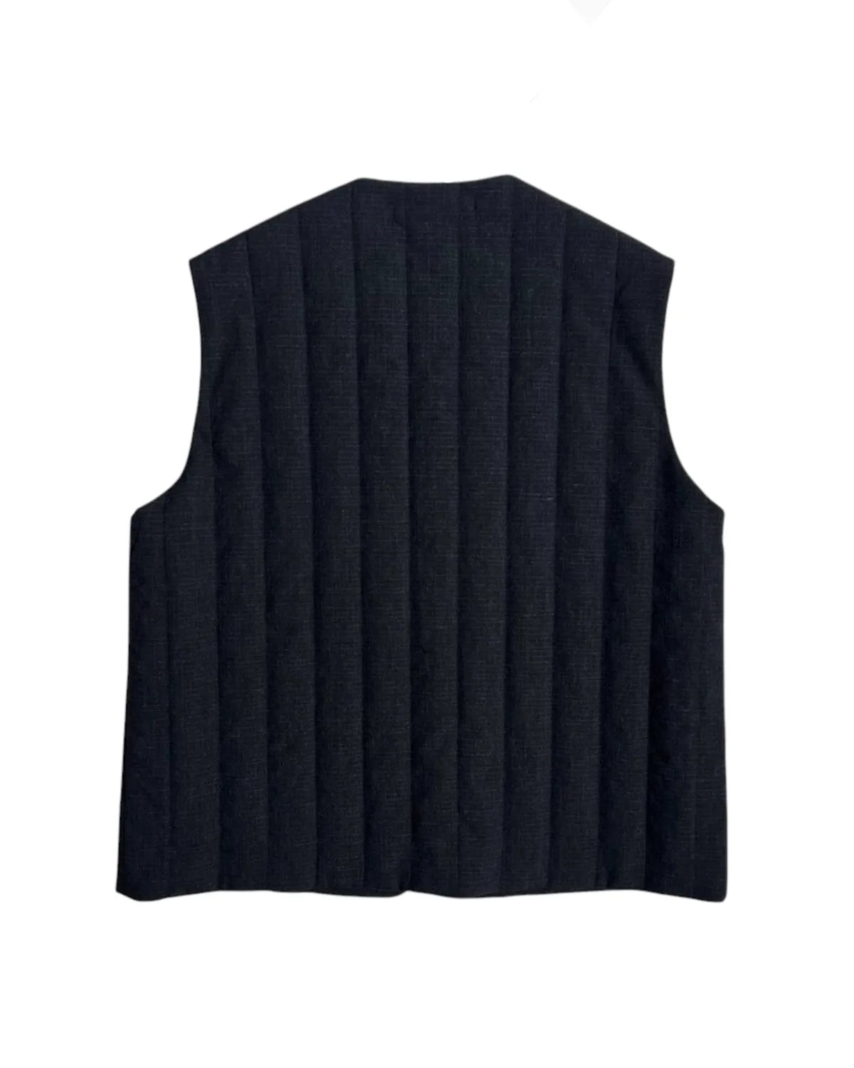 blurhms / Wool Ramie Mohair Quilted Vest (BHS26F014)