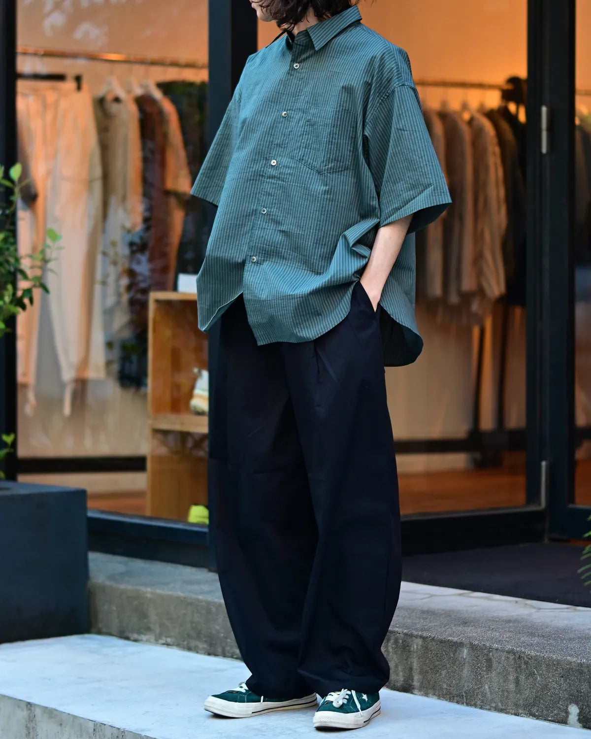 FreshService / HRAFTeX® S/S STRIPE SHIRT (FSC262-50008)