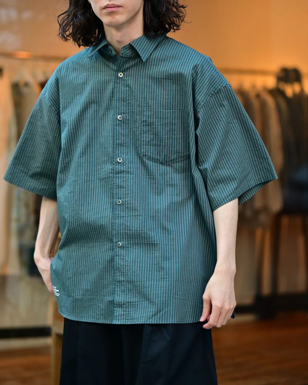 FreshService / HRAFTeX® S/S STRIPE SHIRT (FSC262-50008)