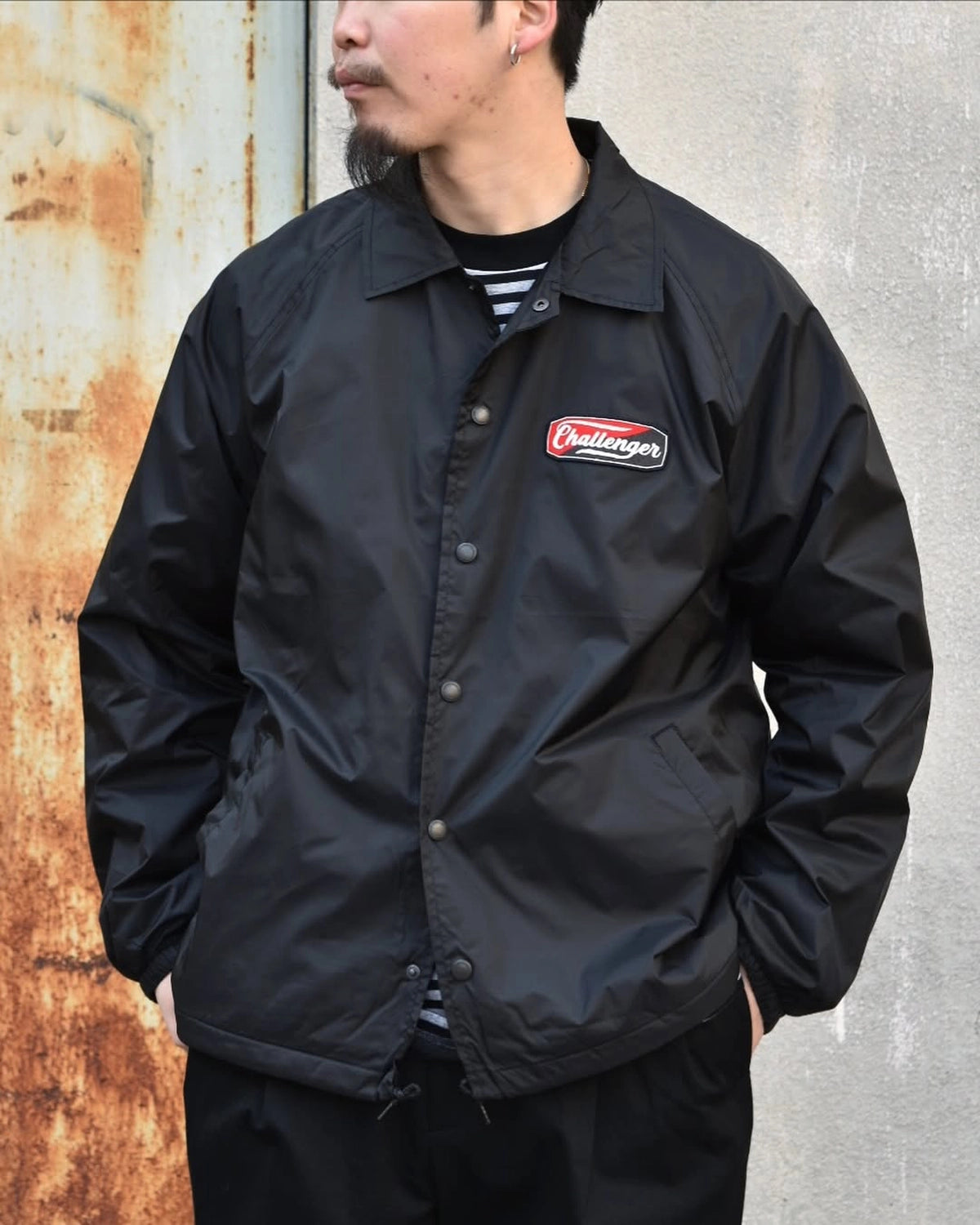 CHALLENGER / TWO TONE LOGO COACH JACKET (CLG-JK 025-005)