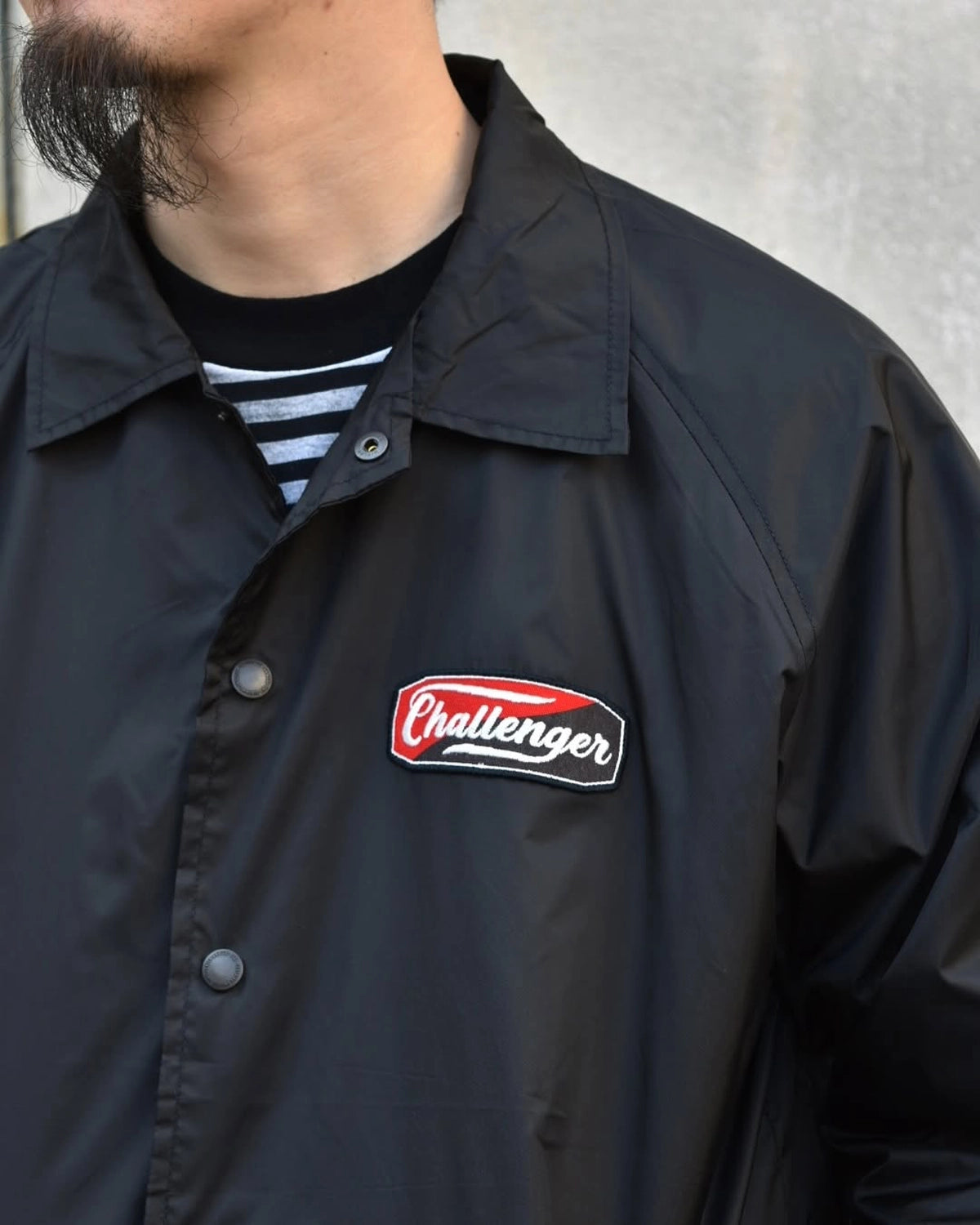 CHALLENGER / TWO TONE LOGO COACH JACKET (CLG-JK 025-005)